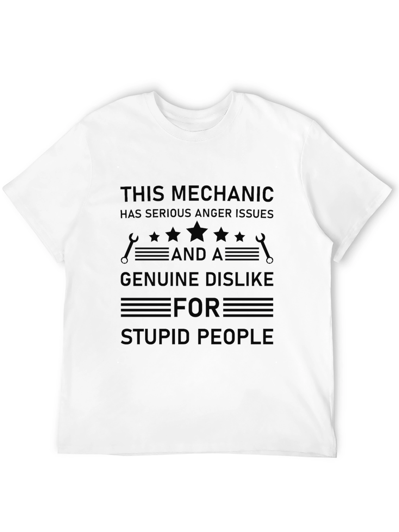 Mechanic Anger Issue Graphic T-Shirt