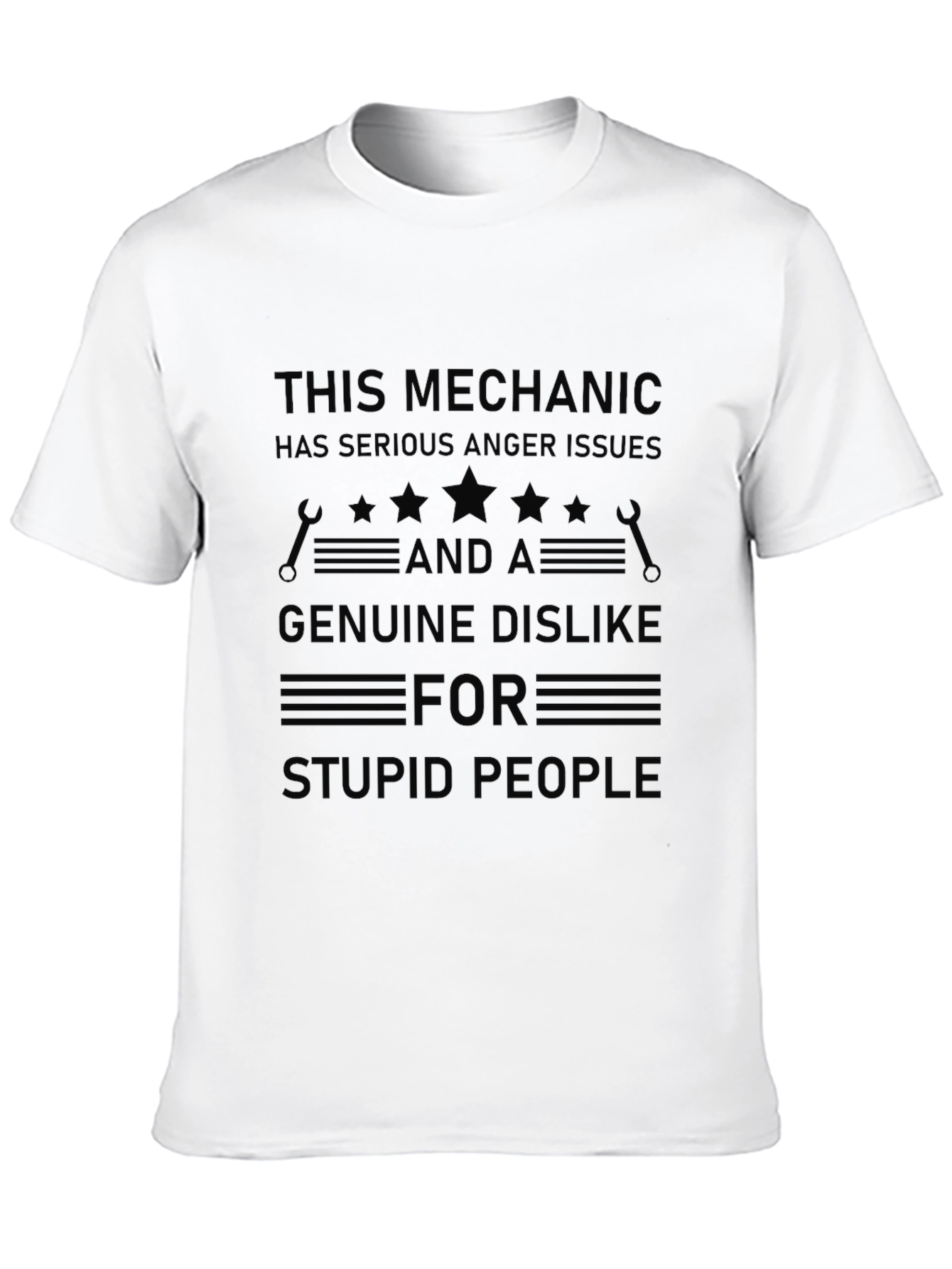 Mechanic Anger Issue Graphic T-Shirt