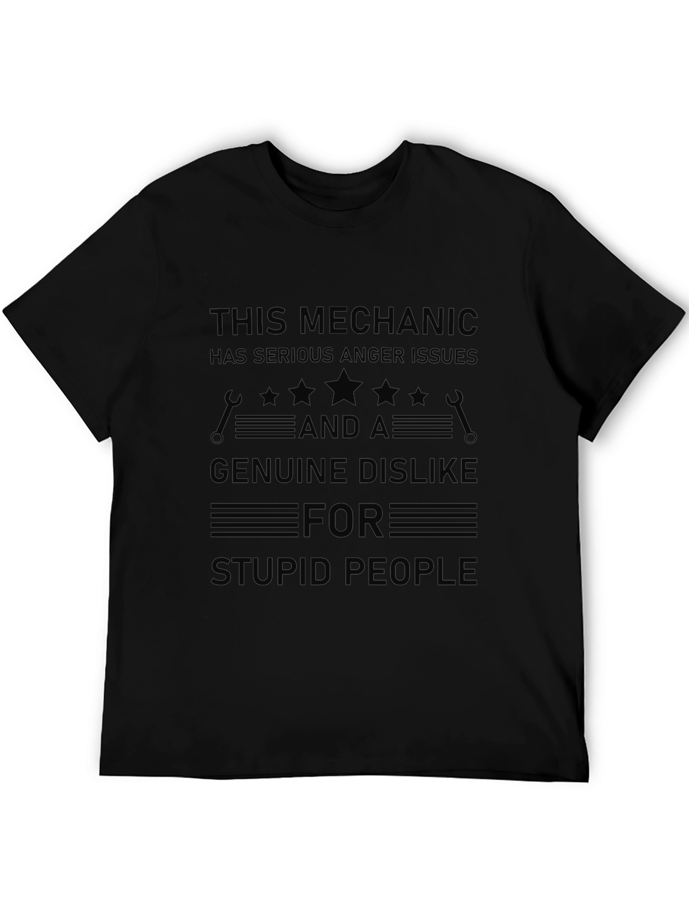 Mechanic Anger Issue Graphic T-Shirt