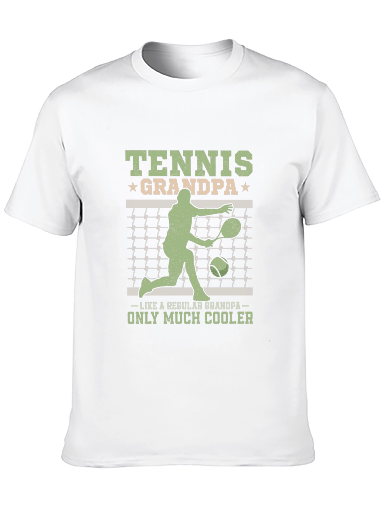 Tennis Grandpa T-Shirt - Cool Grandfather Gift