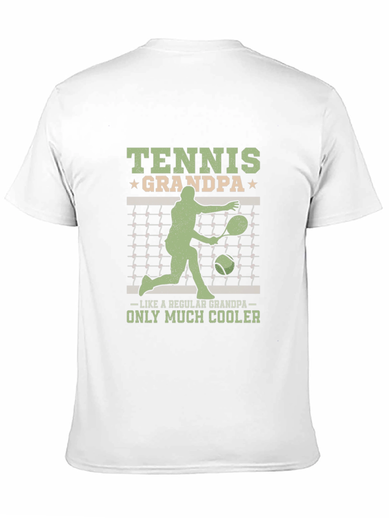 Tennis Grandpa T-Shirt - Cool Grandfather Gift
