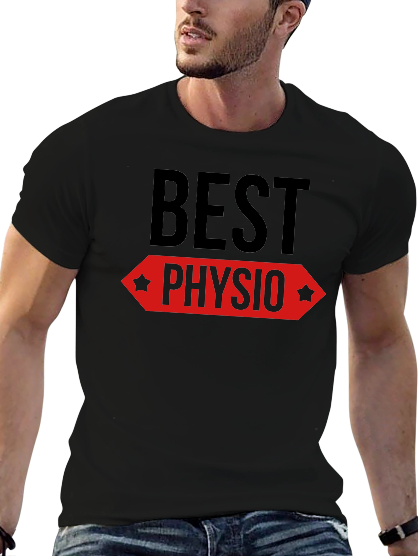 Best Physio T-Shirt - Unisex Black Tee
