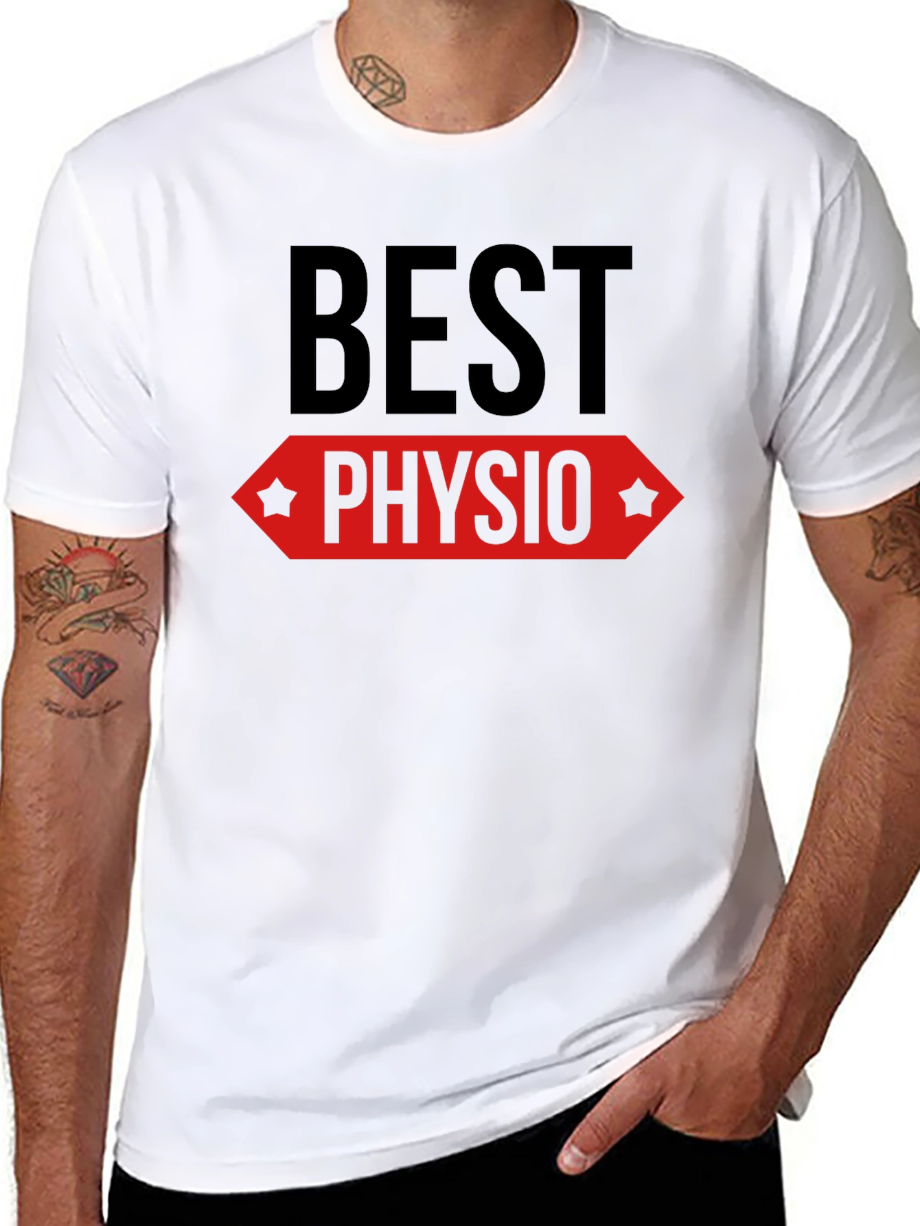 Best Physio T-Shirt - Unisex Black Tee