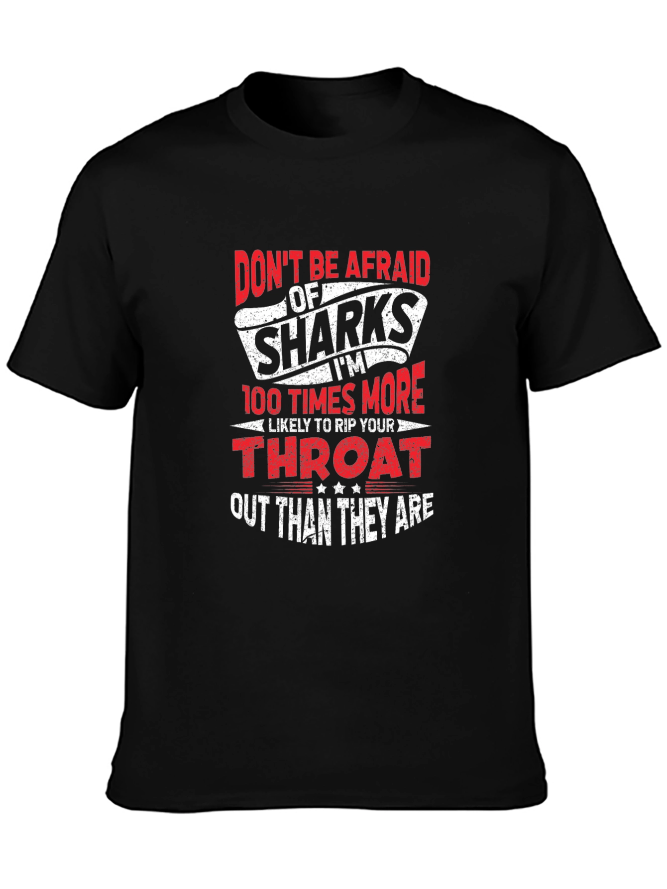 Funny Shark Humor Graphic T-Shirt