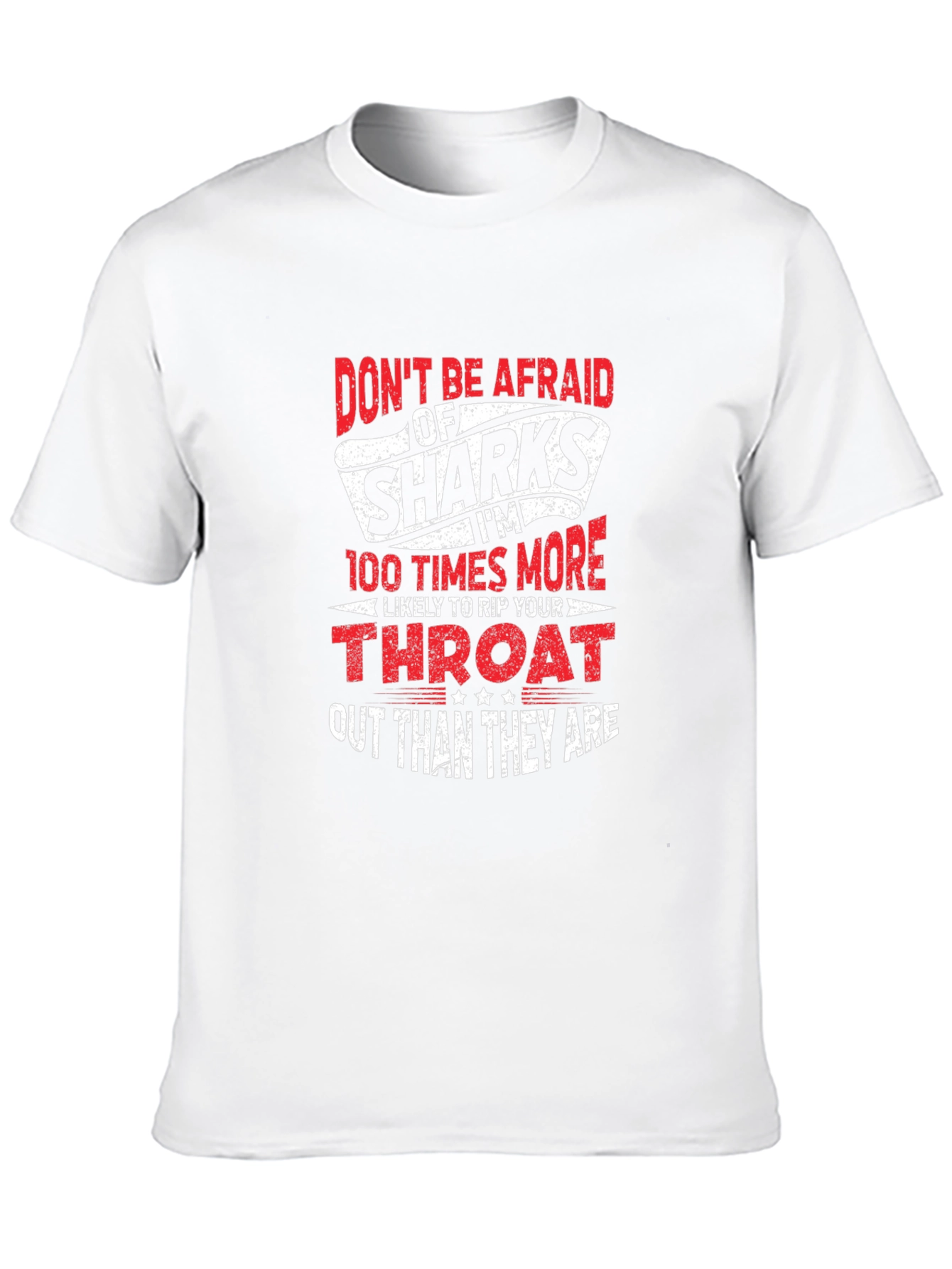 Funny Shark Humor Graphic T-Shirt