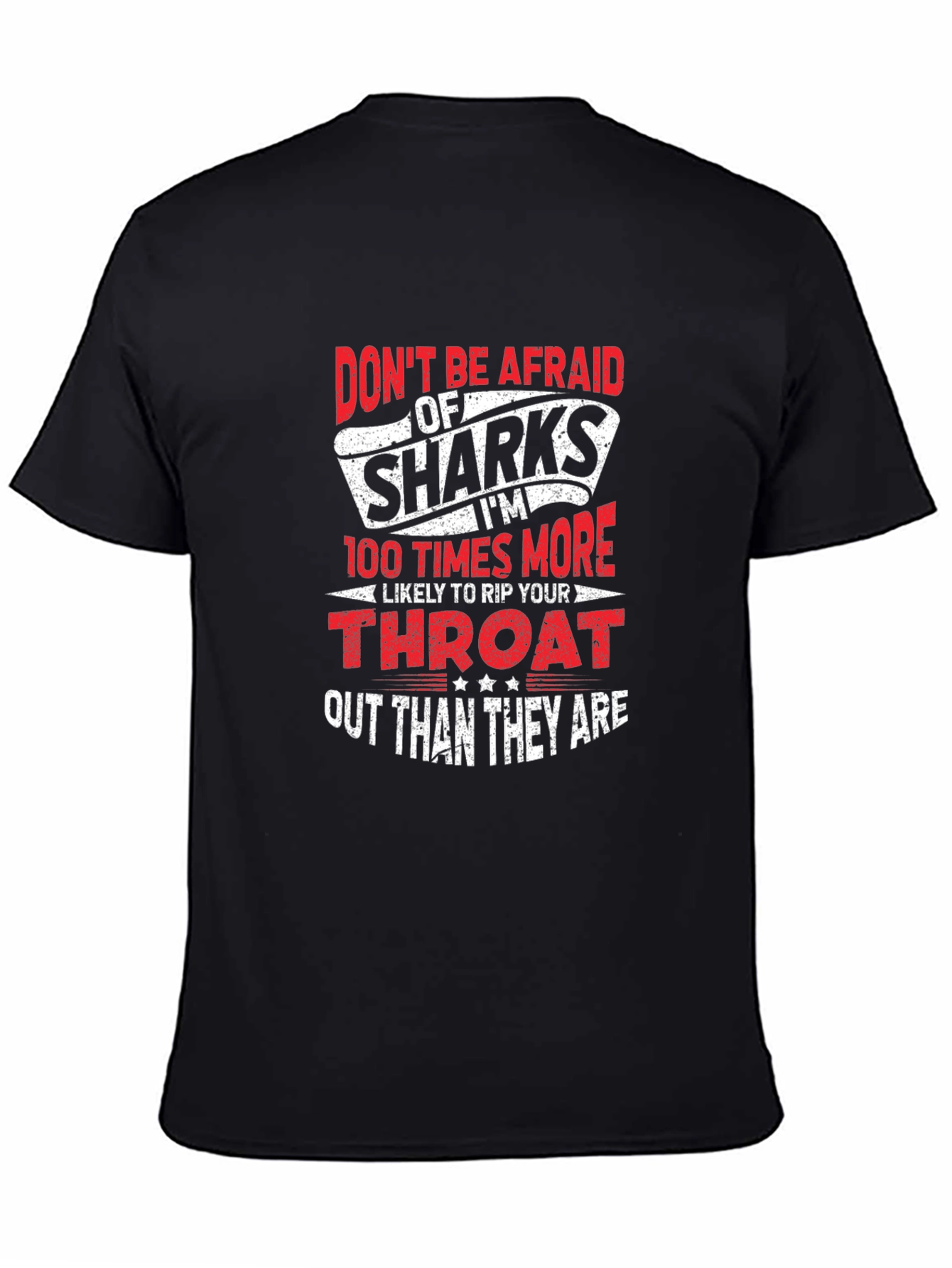 Funny Shark Humor Graphic T-Shirt