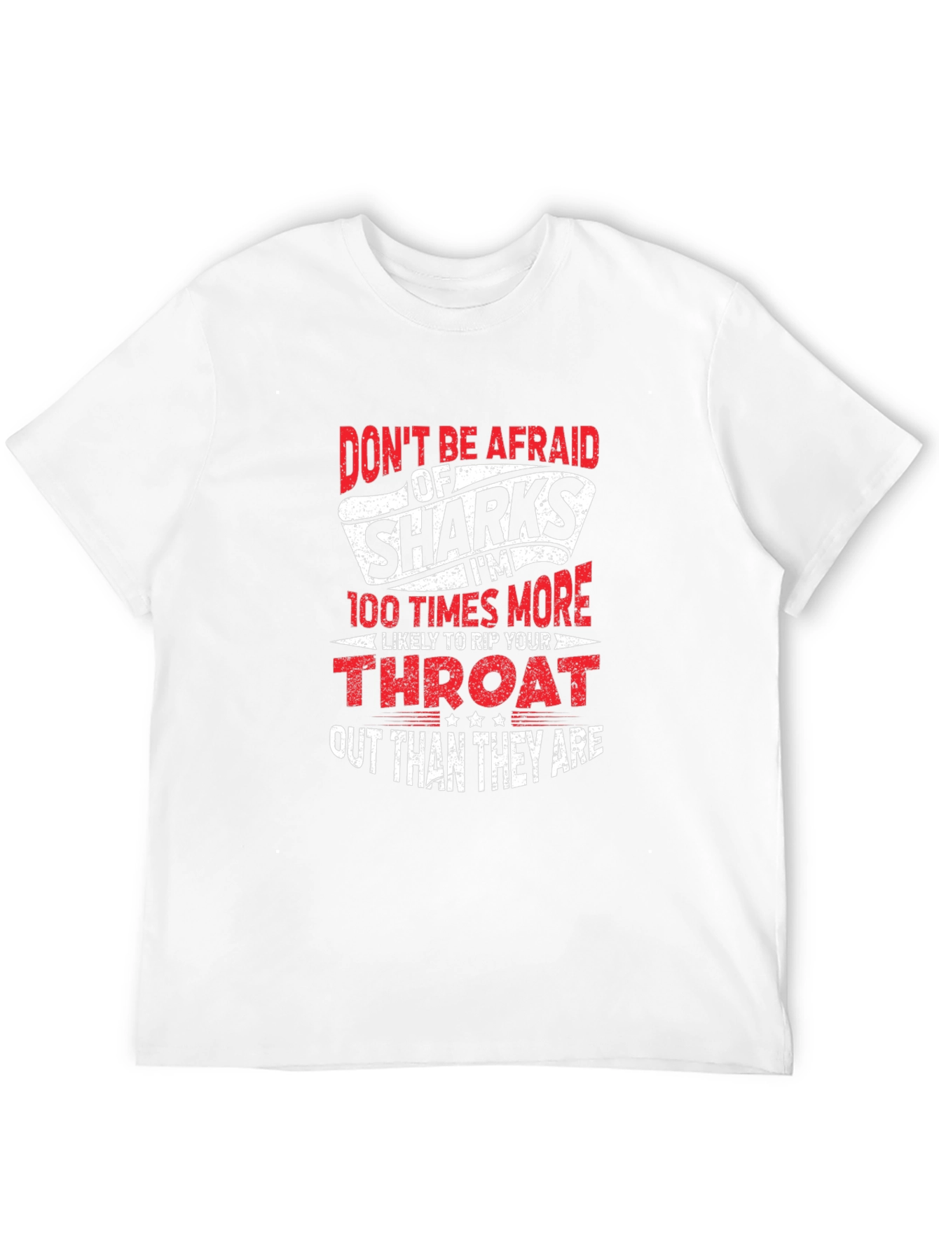 Funny Shark Humor Graphic T-Shirt
