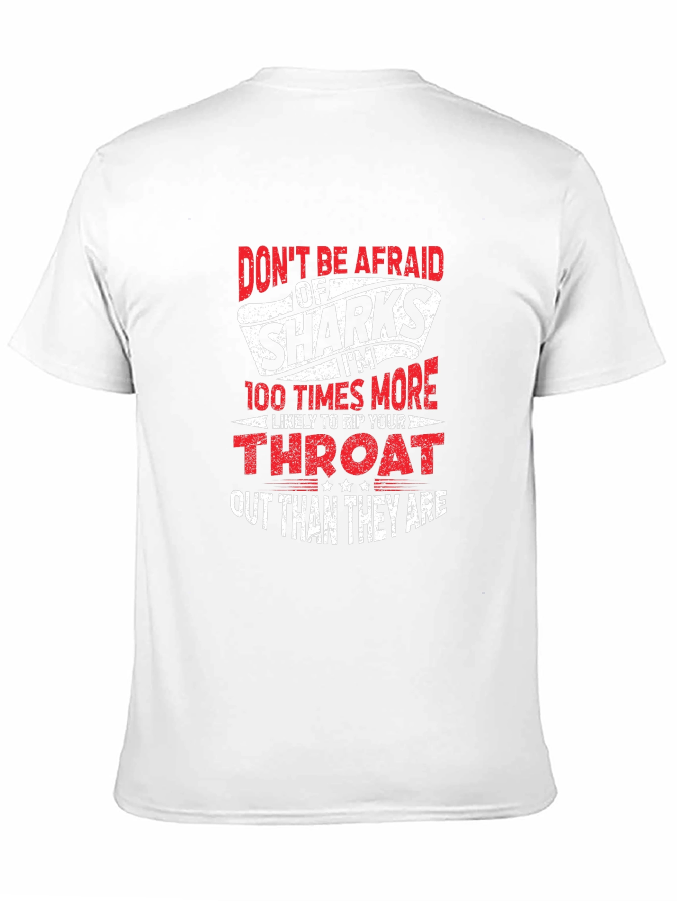Funny Shark Humor Graphic T-Shirt