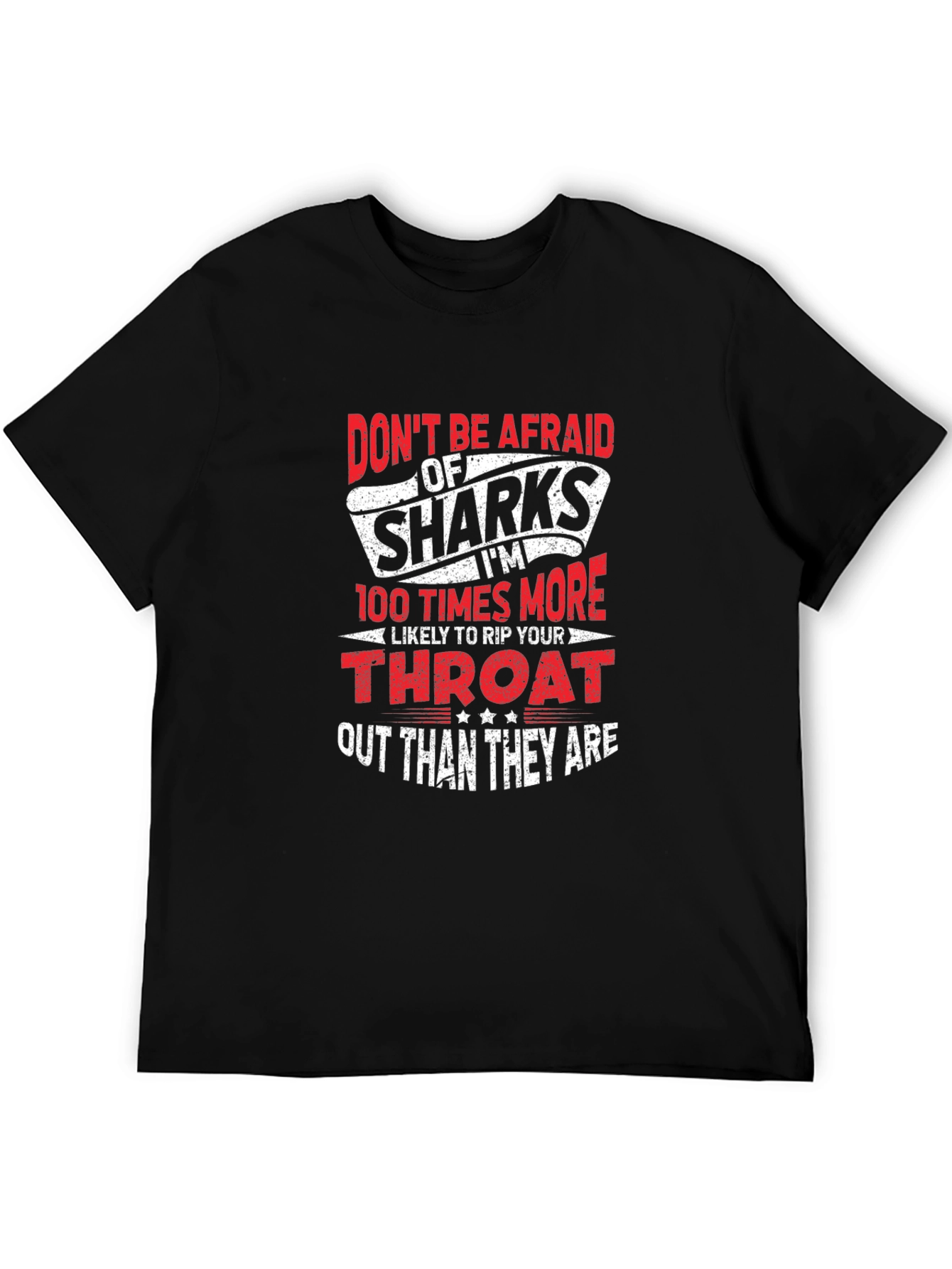Funny Shark Humor Graphic T-Shirt