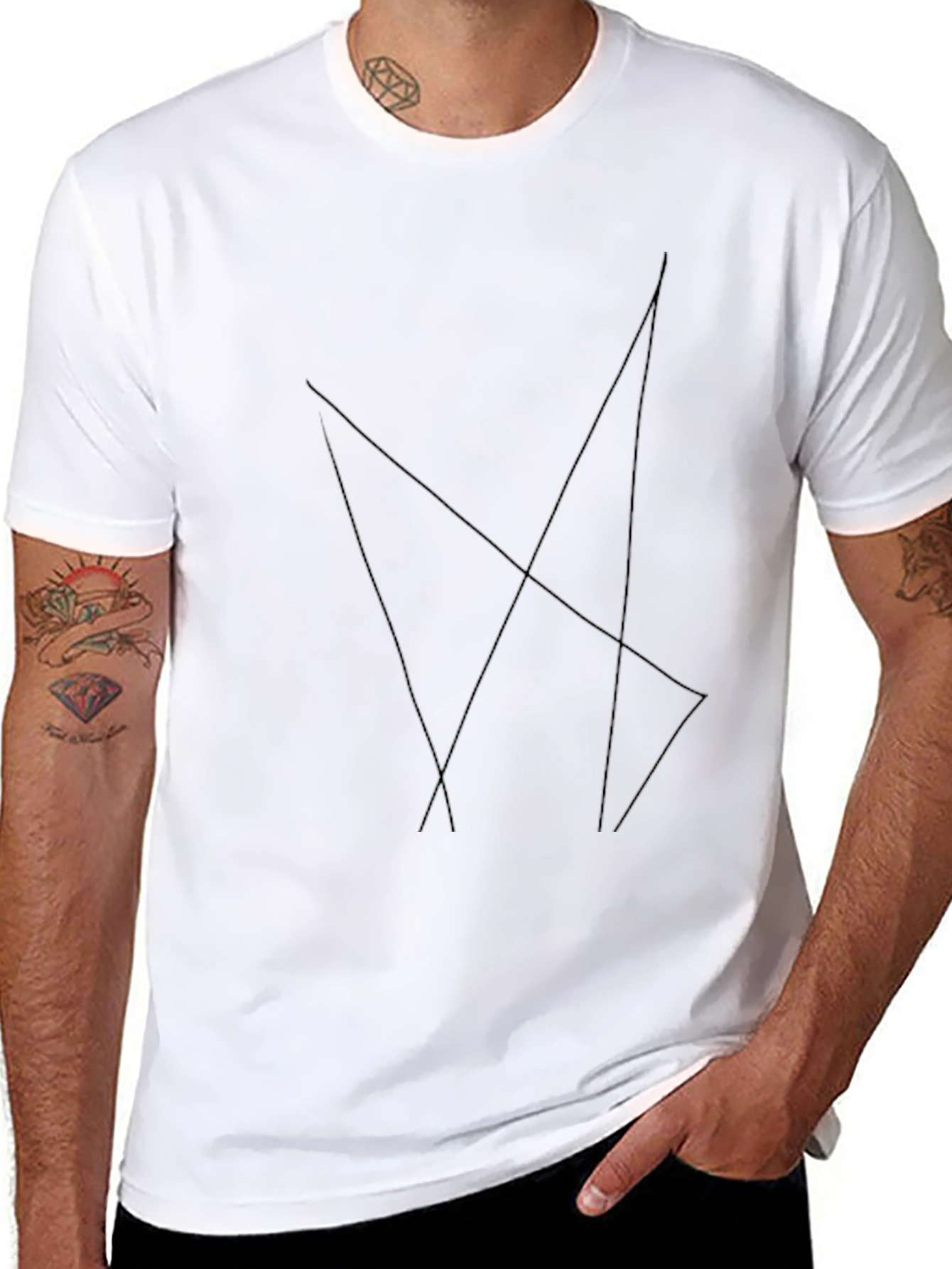 Minimalist Graphic Black T-Shirt