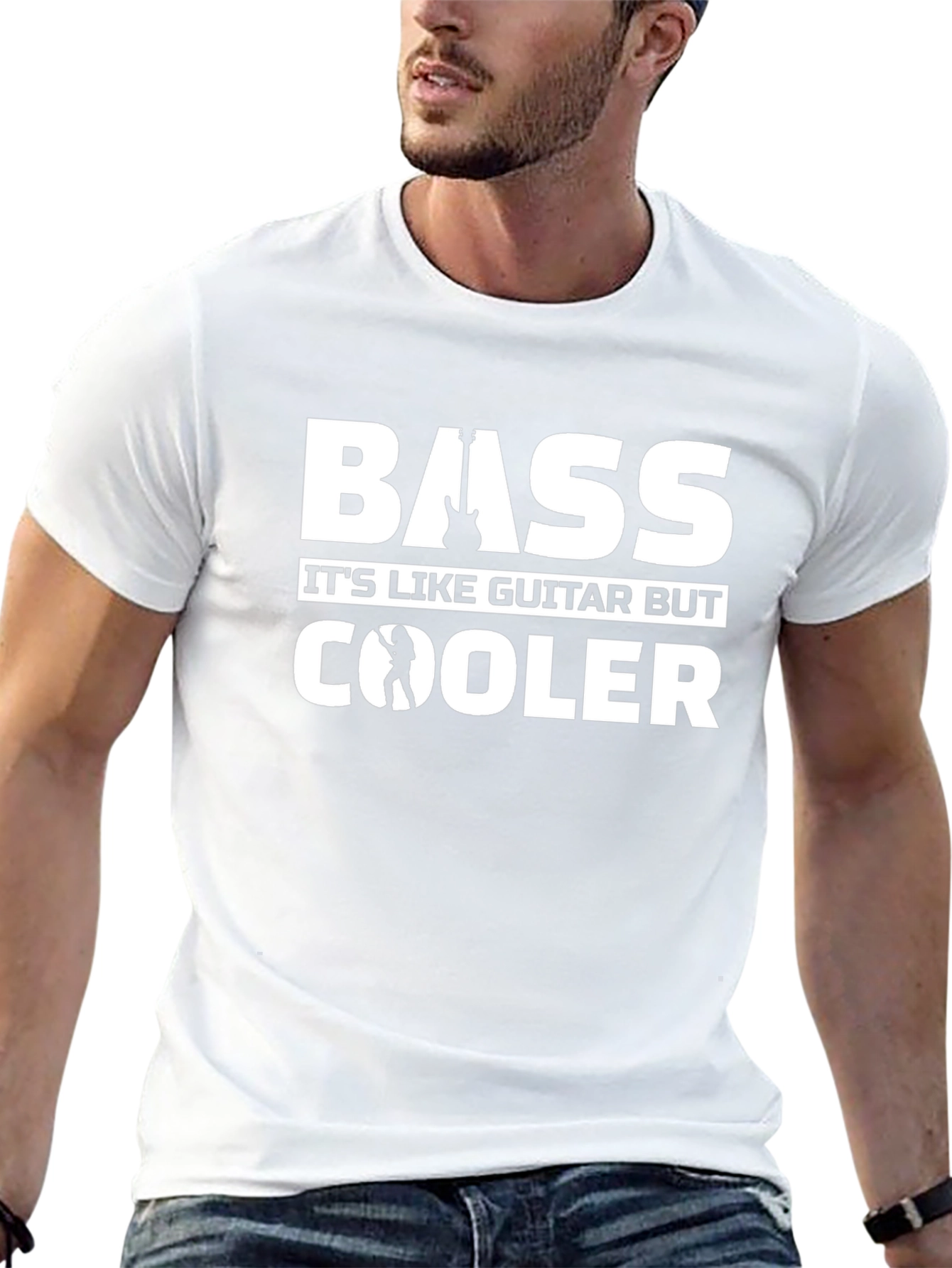 Bass Guitar T-Shirt - Its Like Guitar But Cooler!
