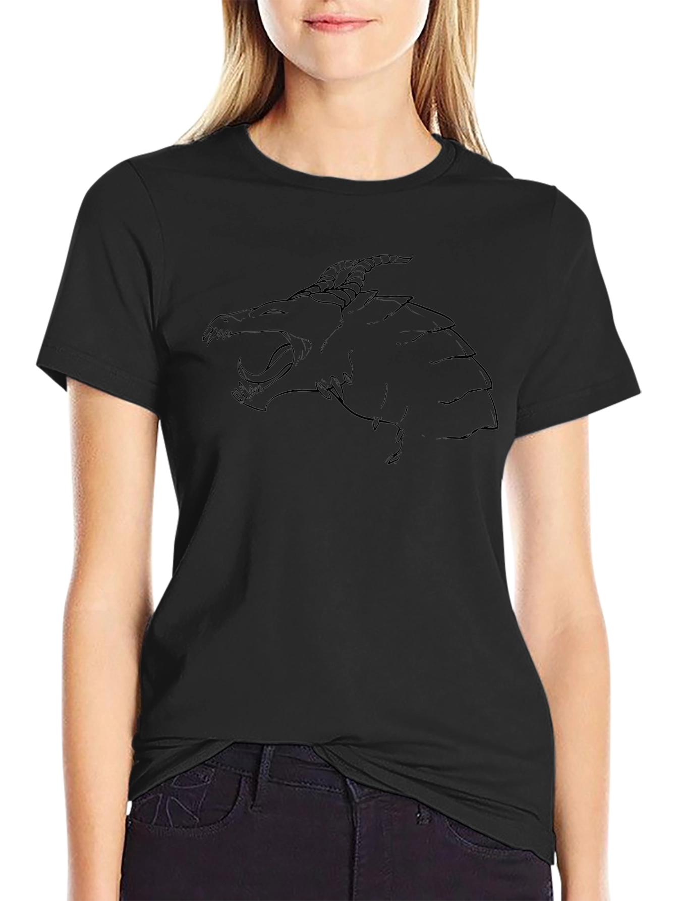 Dragon Graphic Black T-Shirt