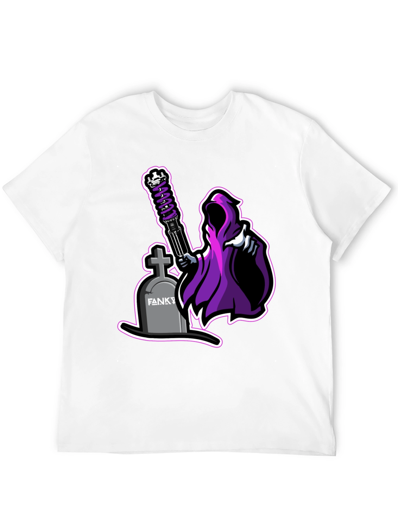 Grim Reaper Car Part Graphic Tee