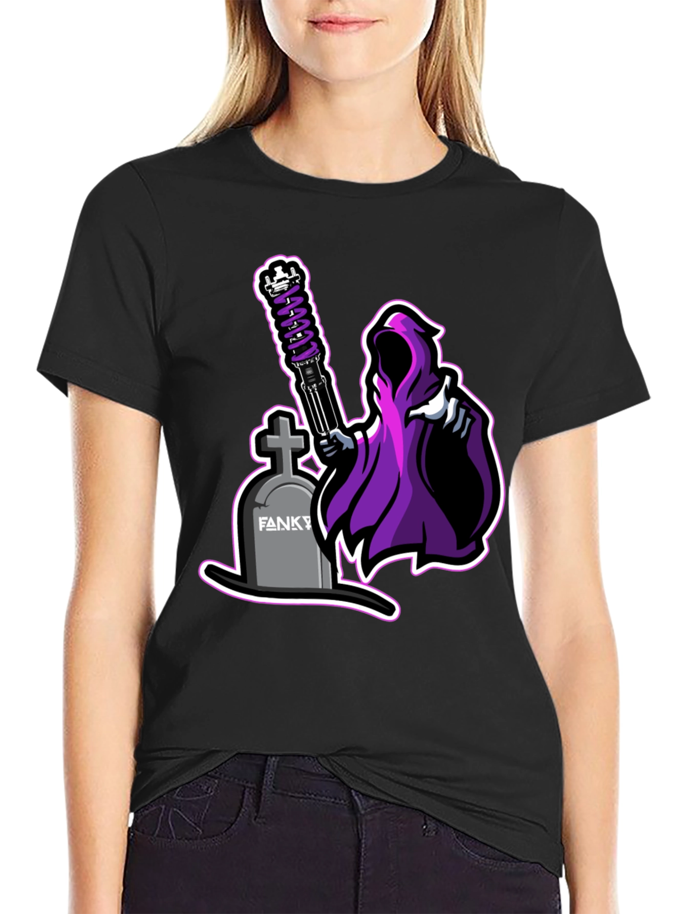 Grim Reaper Car Part Graphic Tee