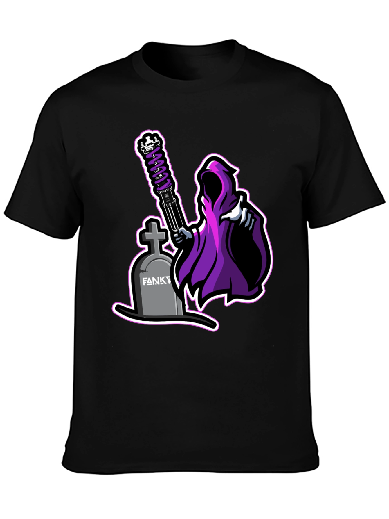 Grim Reaper Car Part Graphic Tee
