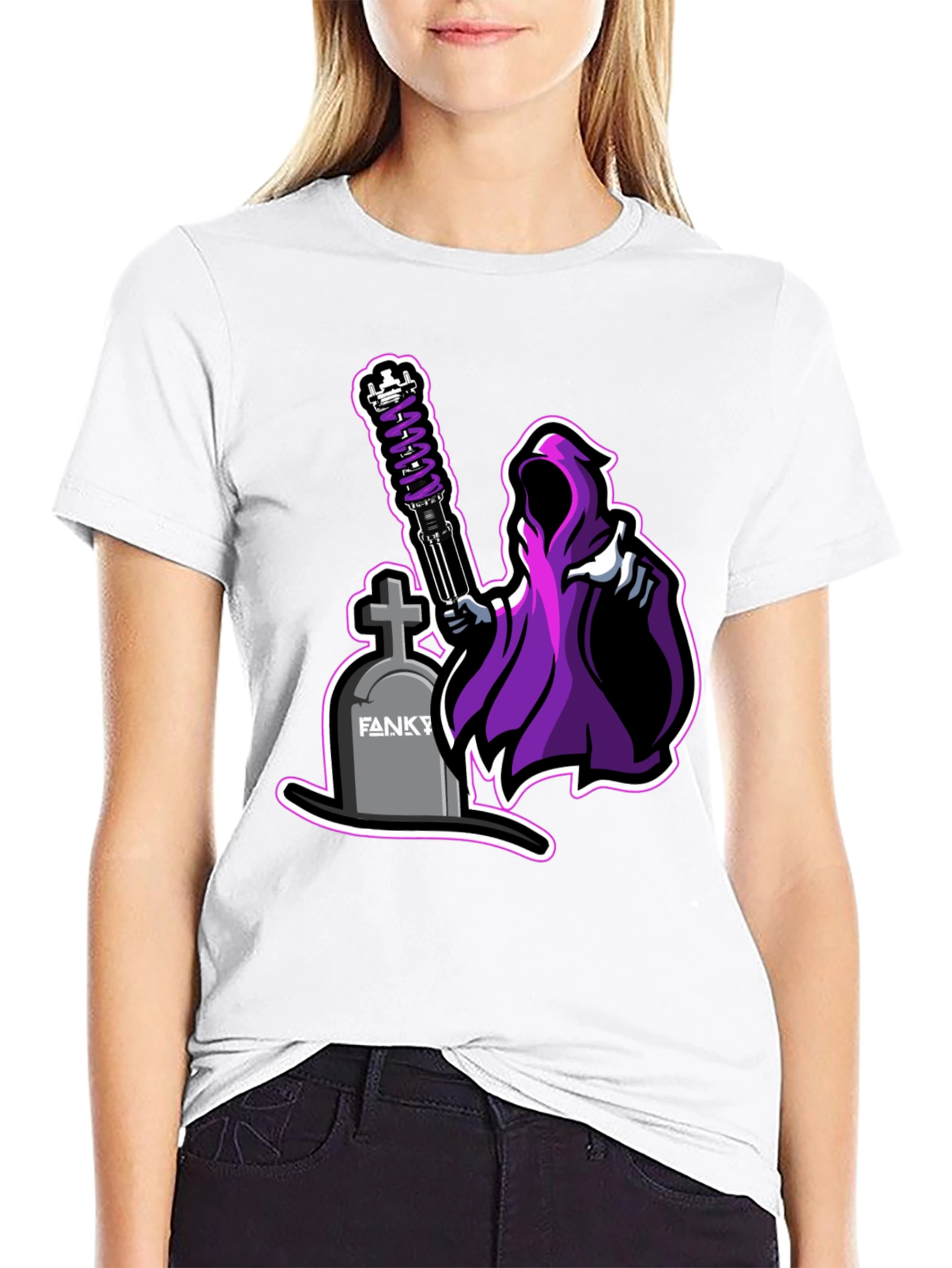 Grim Reaper Car Part Graphic Tee