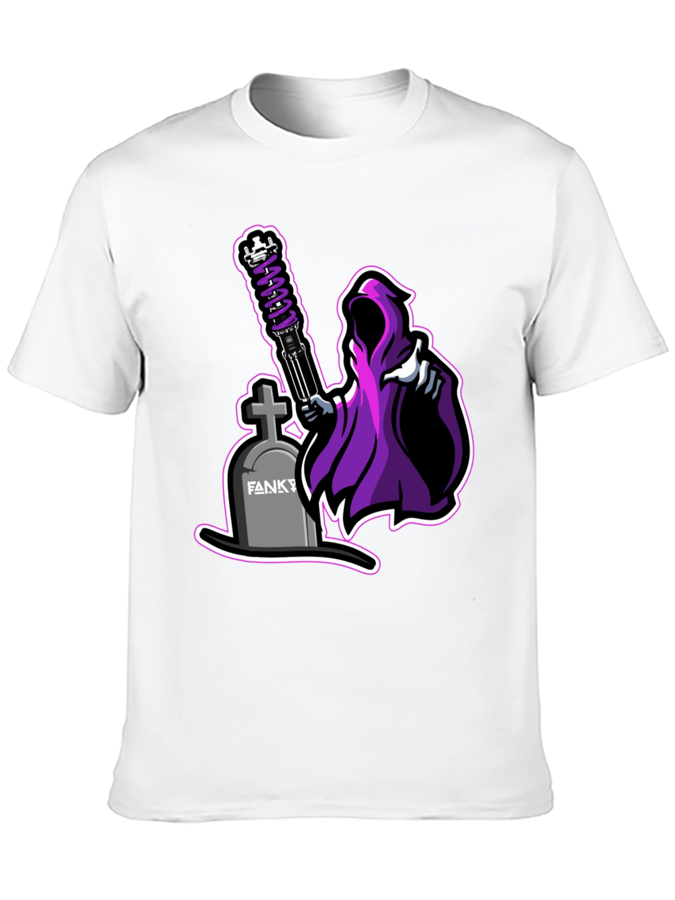 Grim Reaper Car Part Graphic Tee