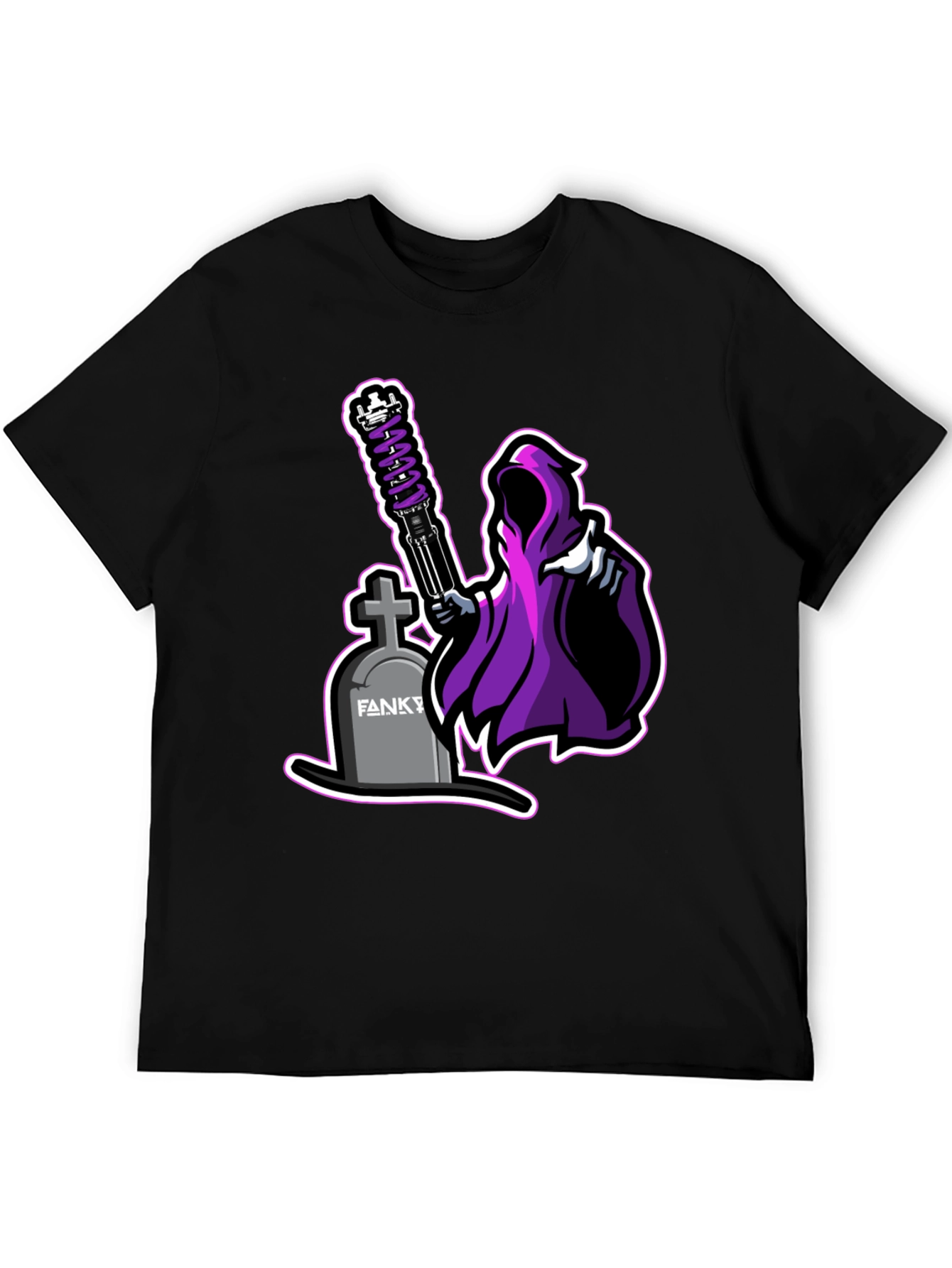 Grim Reaper Car Part Graphic Tee