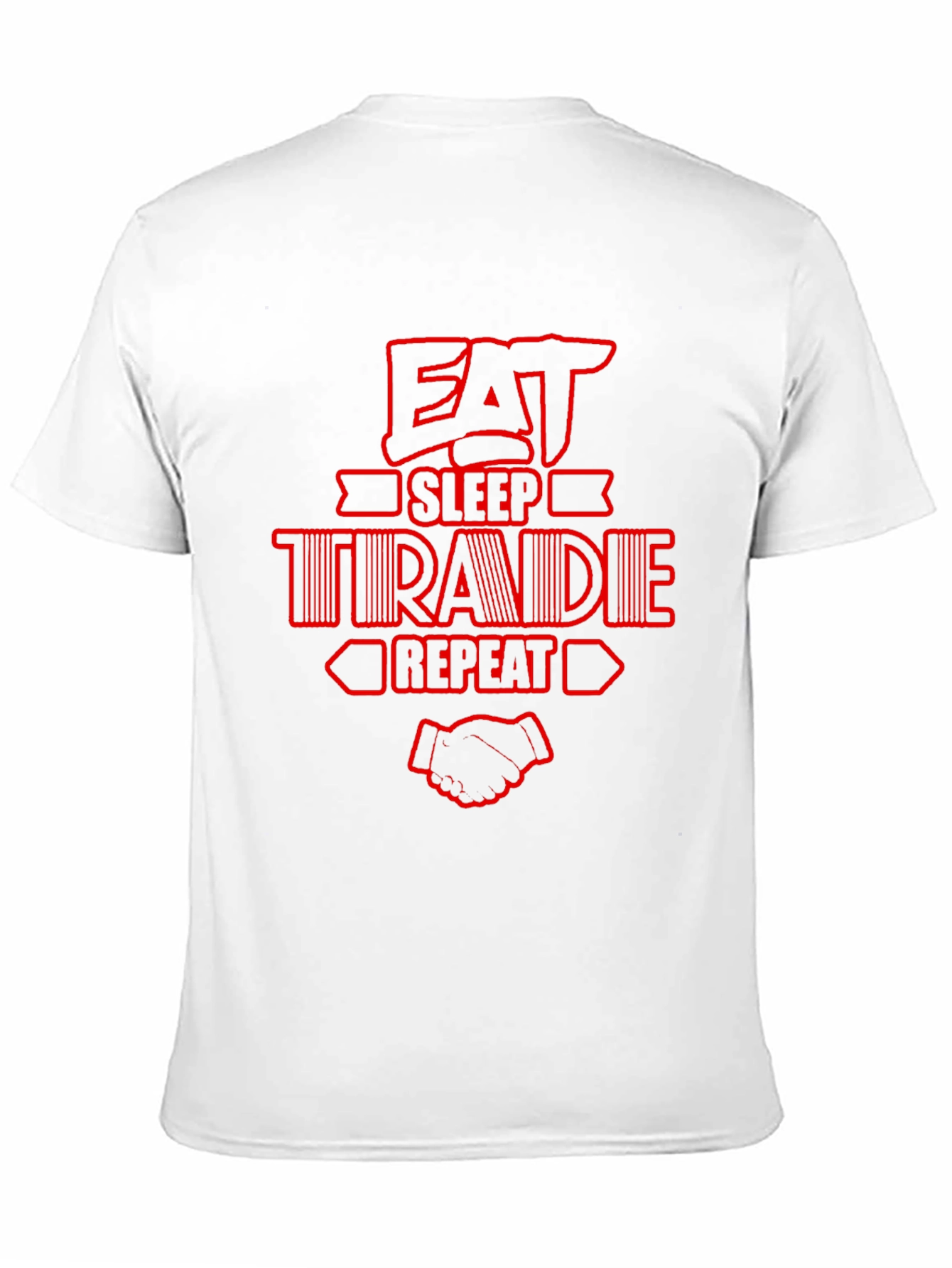 Eat Sleep Trade Repeat Graphic Tee - Black