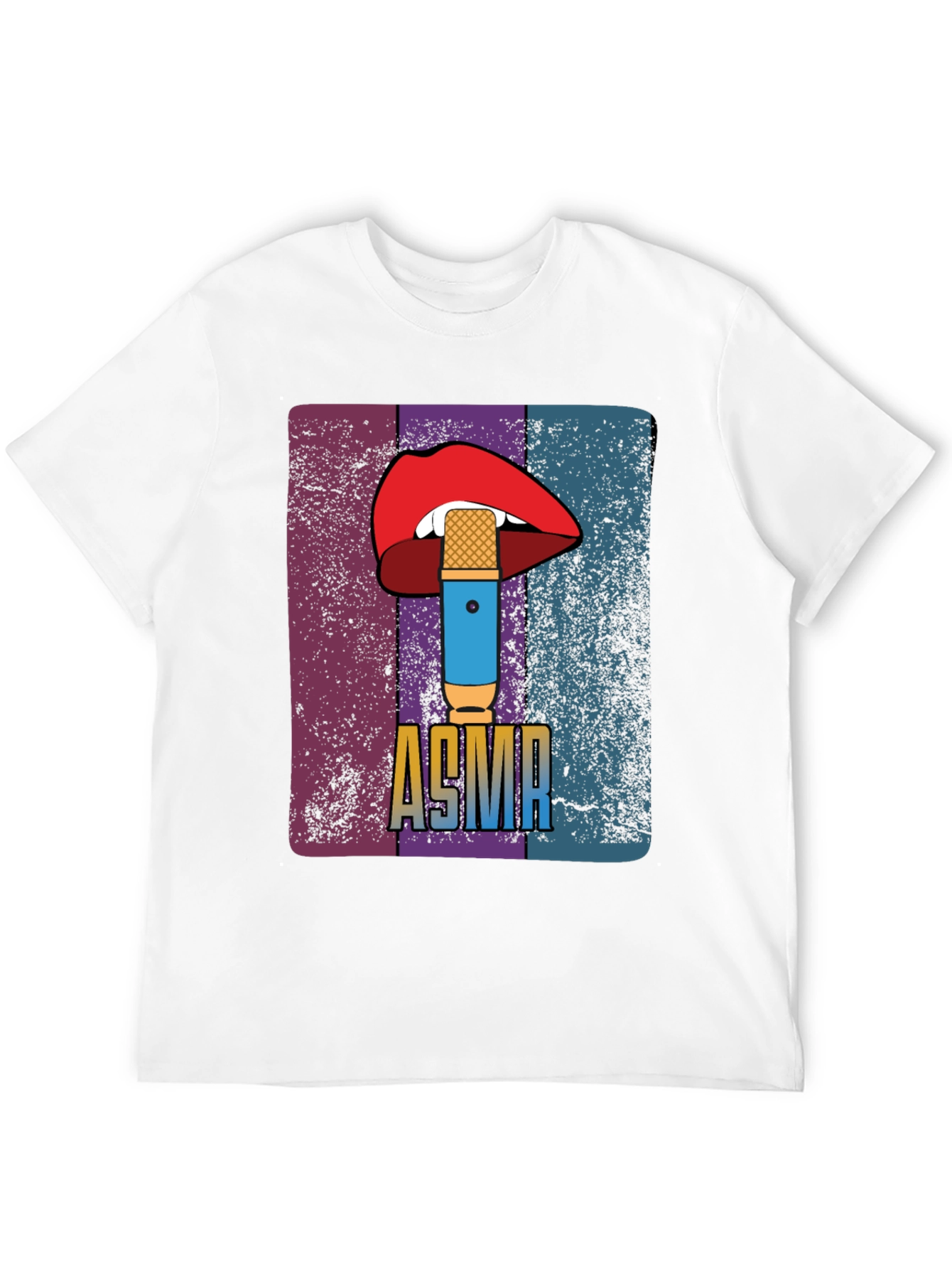 ASMR Lips & Microphone Graphic Tee