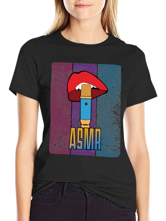 ASMR Lips & Microphone Graphic Tee