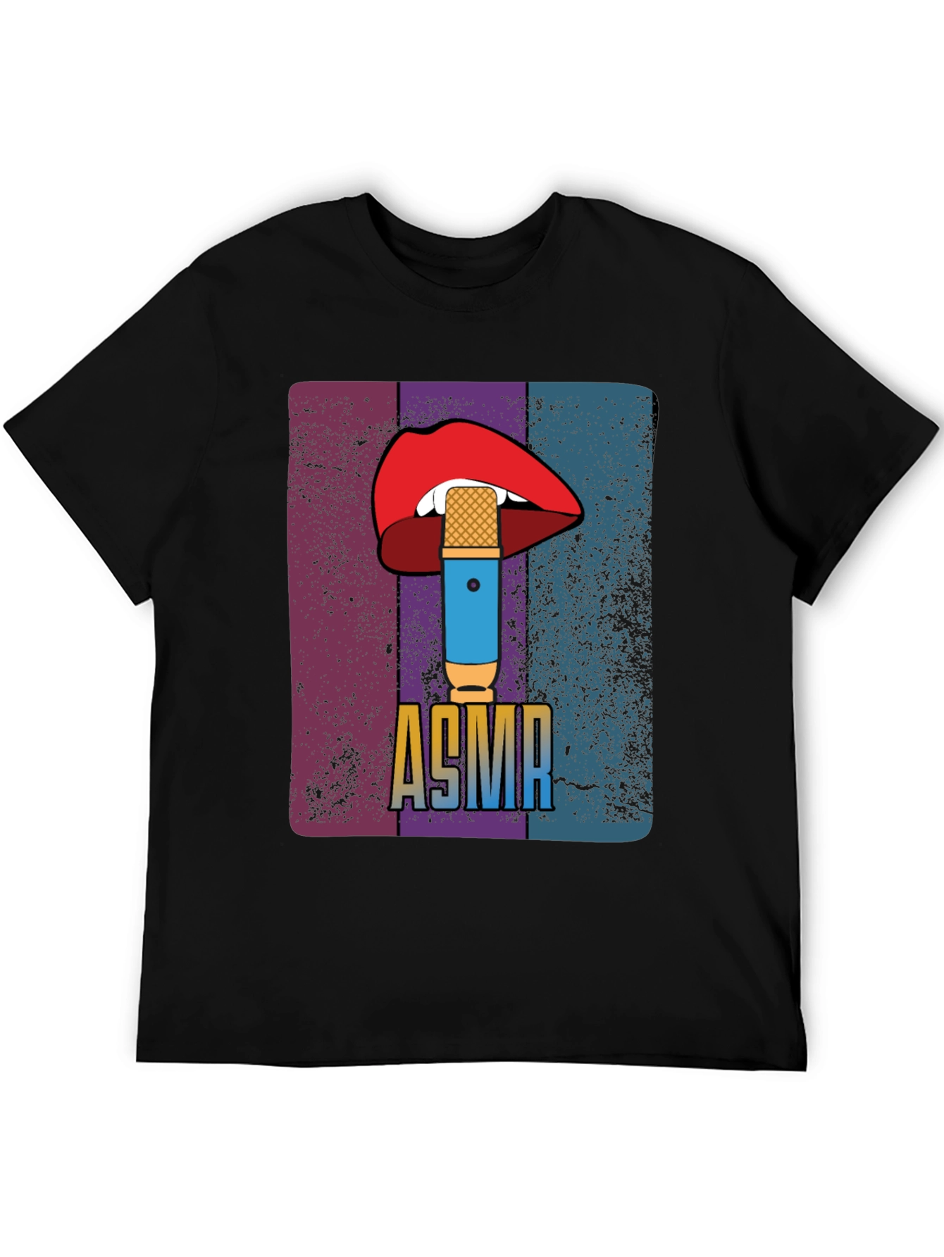 ASMR Lips & Microphone Graphic Tee