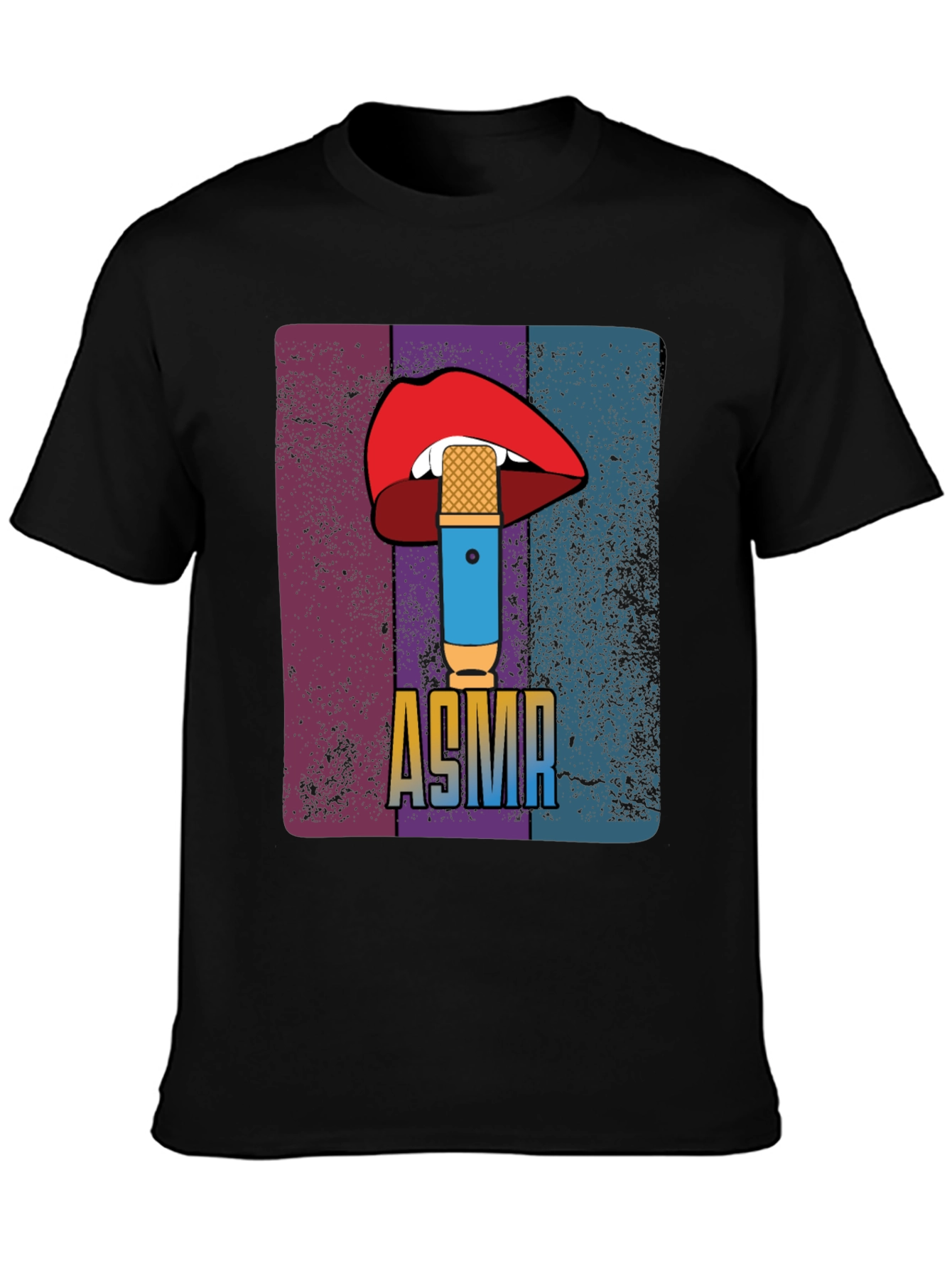 ASMR Lips & Microphone Graphic Tee