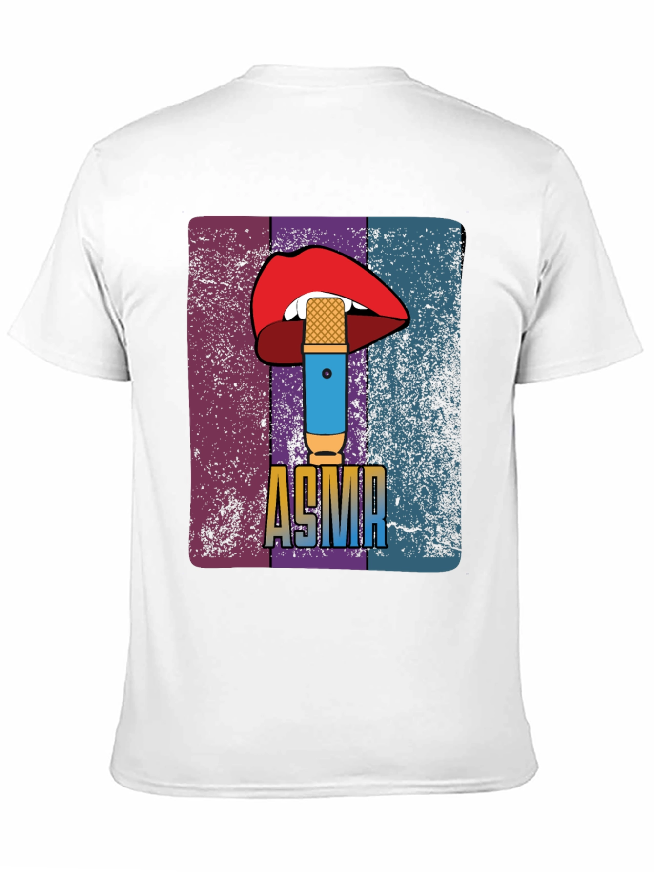 ASMR Lips & Microphone Graphic Tee