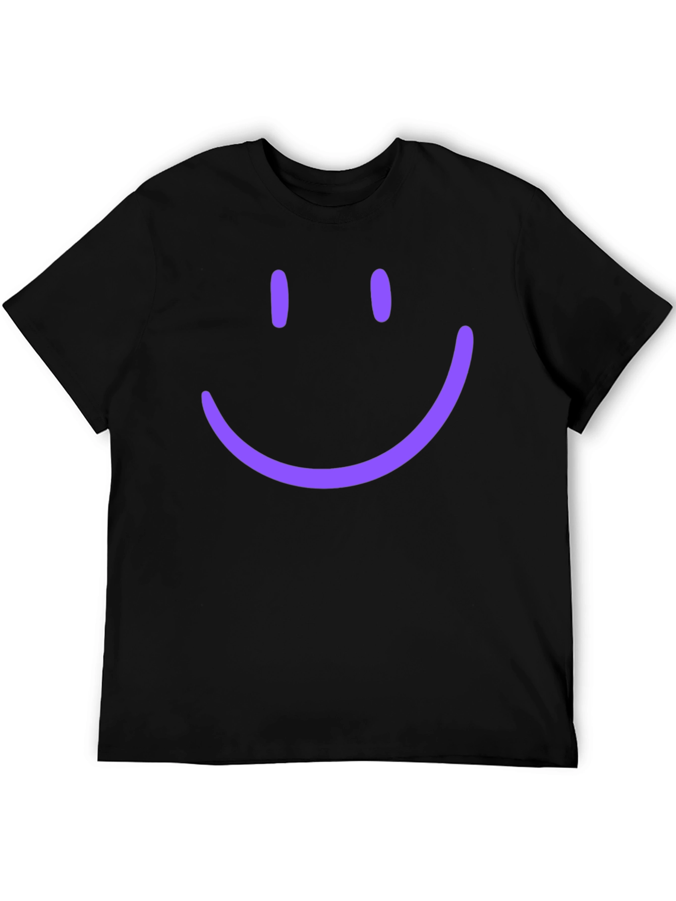Smiley Face Graphic Tee - Casual Comfort