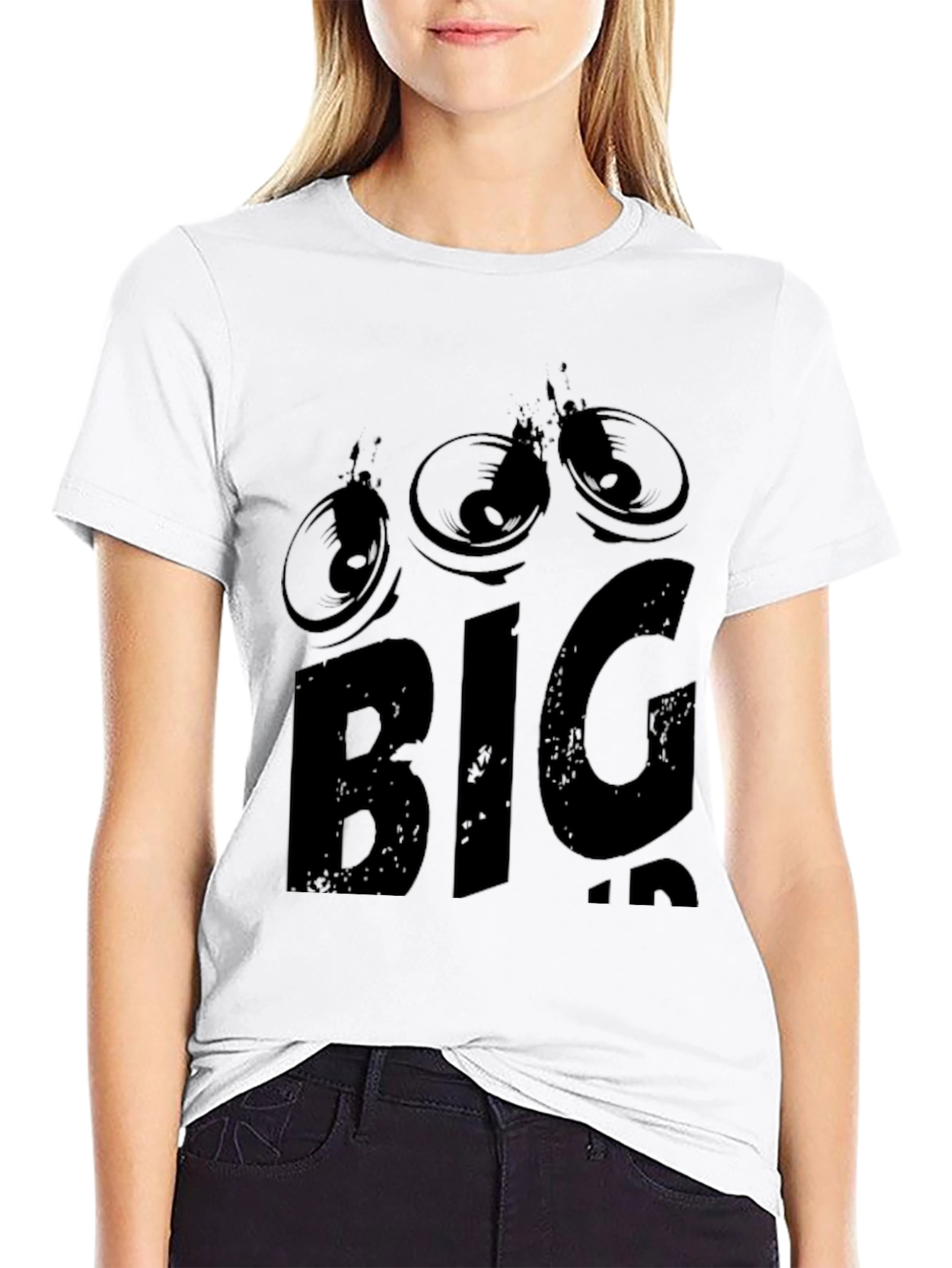 BIG Graphic Tee - Black Mens T-Shirt