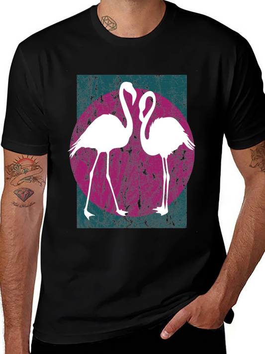 Retro Flamingo Graphic Tee