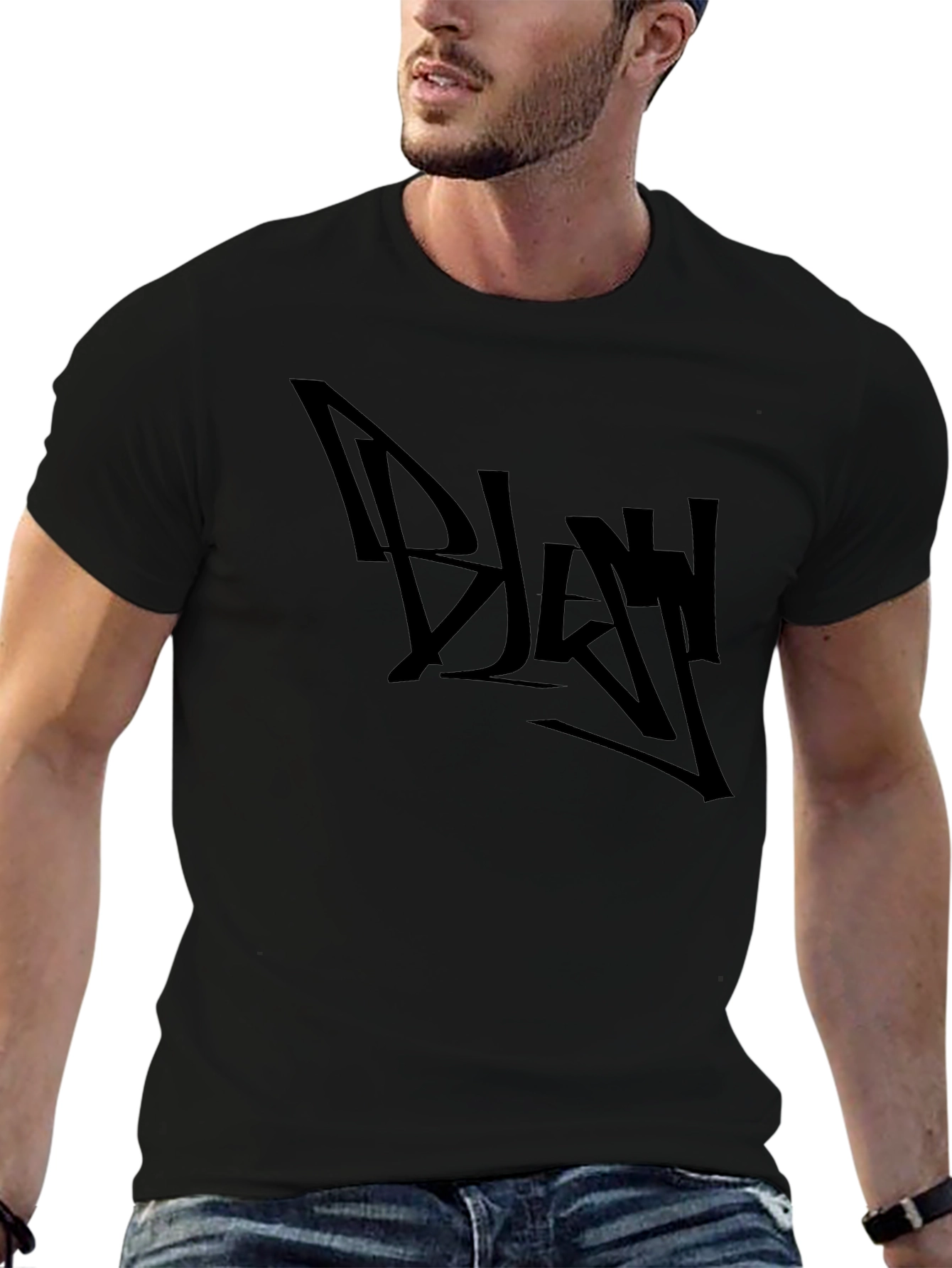 Black Blah Graphic Tee - Streetwear Style