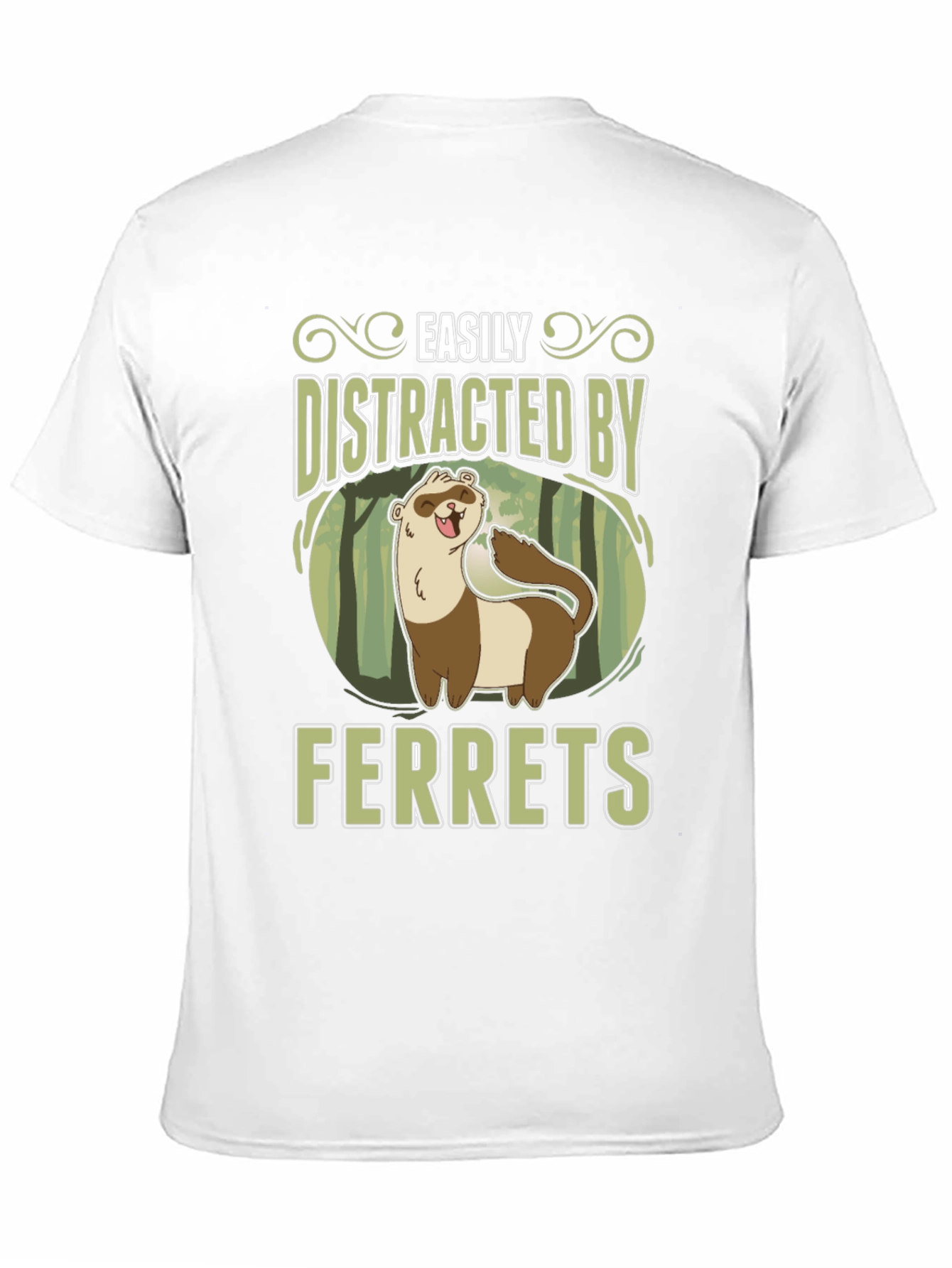 Easily Distracted By Ferrets T-Shirt