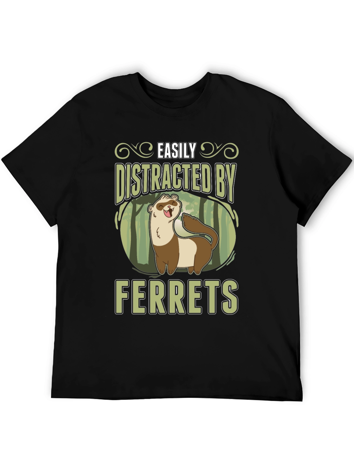 Easily Distracted By Ferrets T-Shirt