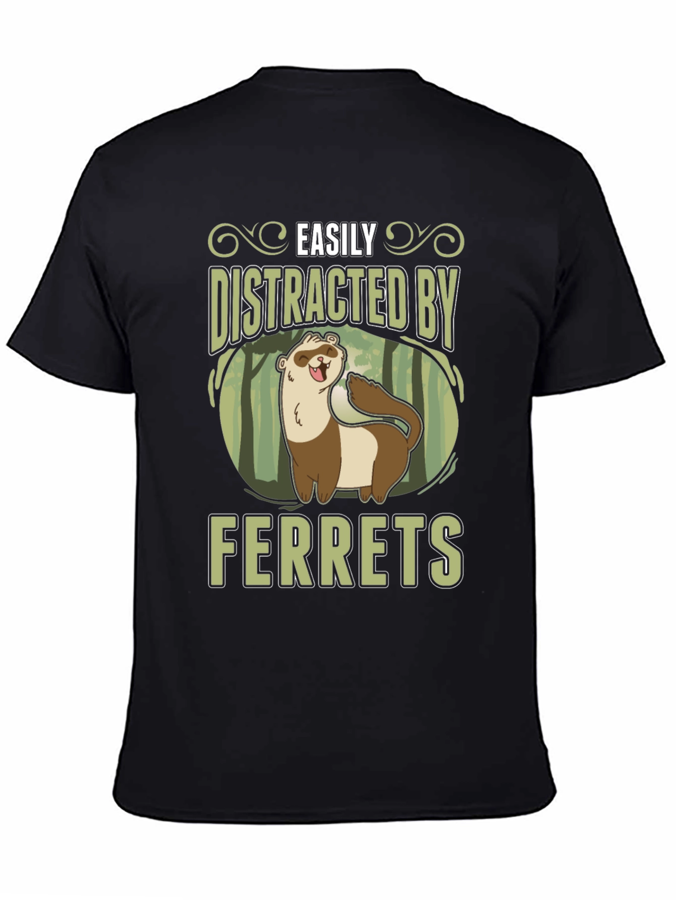 Easily Distracted By Ferrets T-Shirt