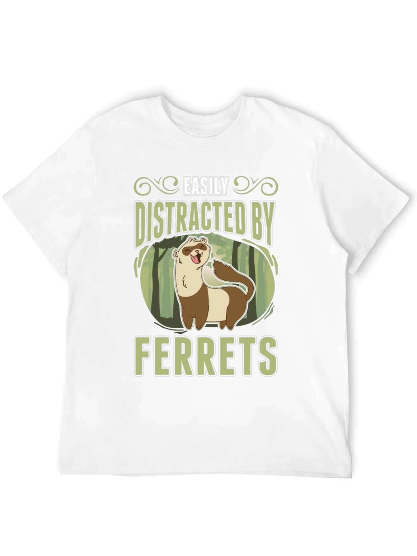 Easily Distracted By Ferrets T-Shirt