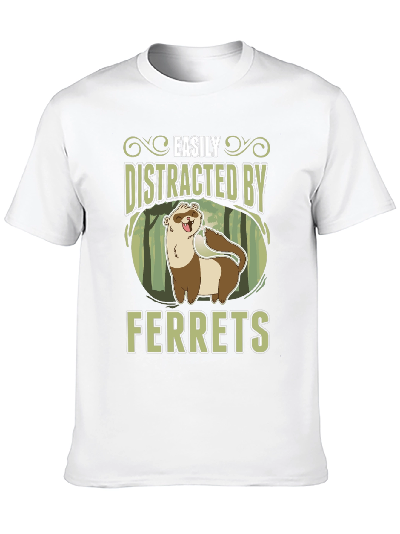 Easily Distracted By Ferrets T-Shirt