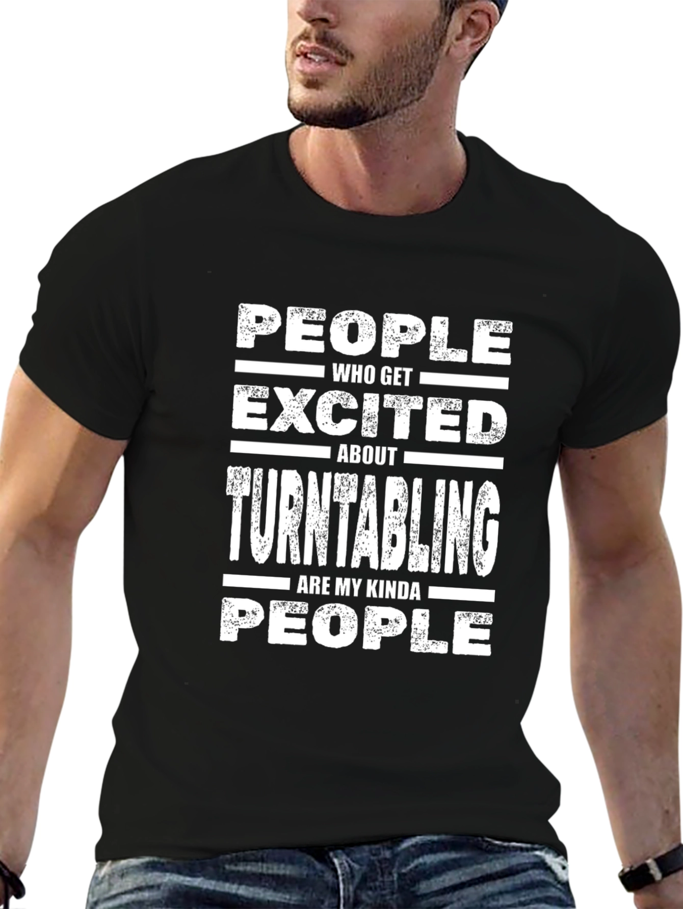 Turntabling Fan T-Shirt - Music Lover Tee