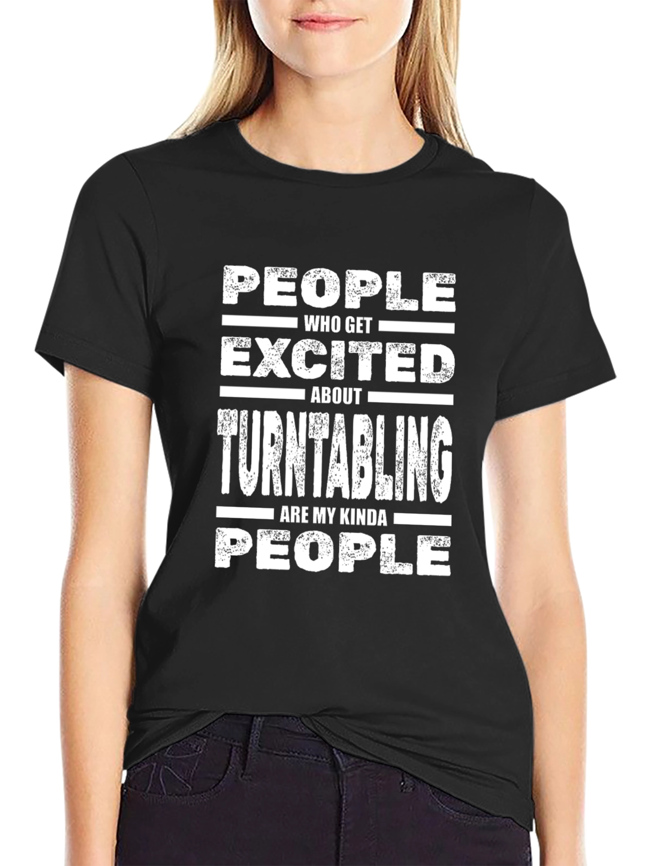 Turntabling Fan T-Shirt - Music Lover Tee