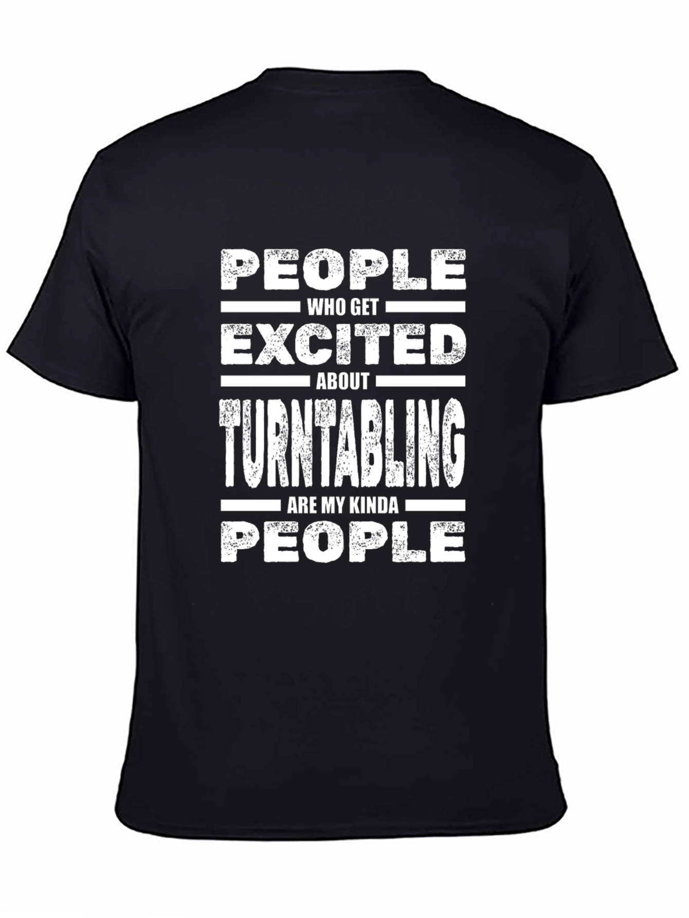 Turntabling Fan T-Shirt - Music Lover Tee