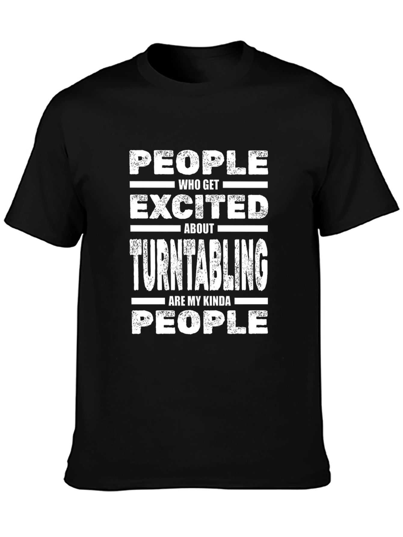 Turntabling Fan T-Shirt - Music Lover Tee