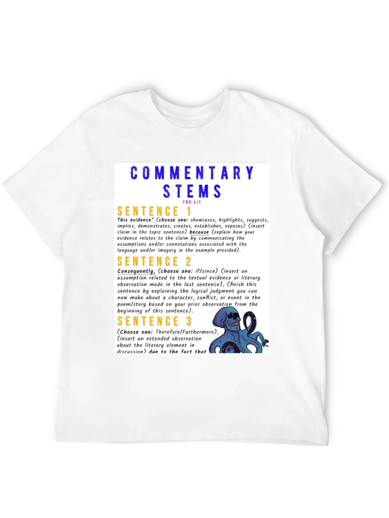 Commentary Stems T-Shirt
