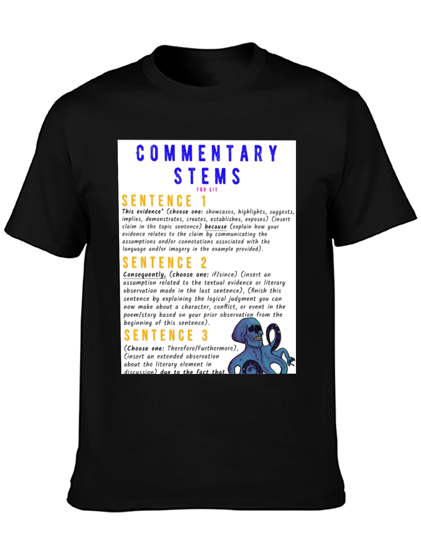 Commentary Stems T-Shirt
