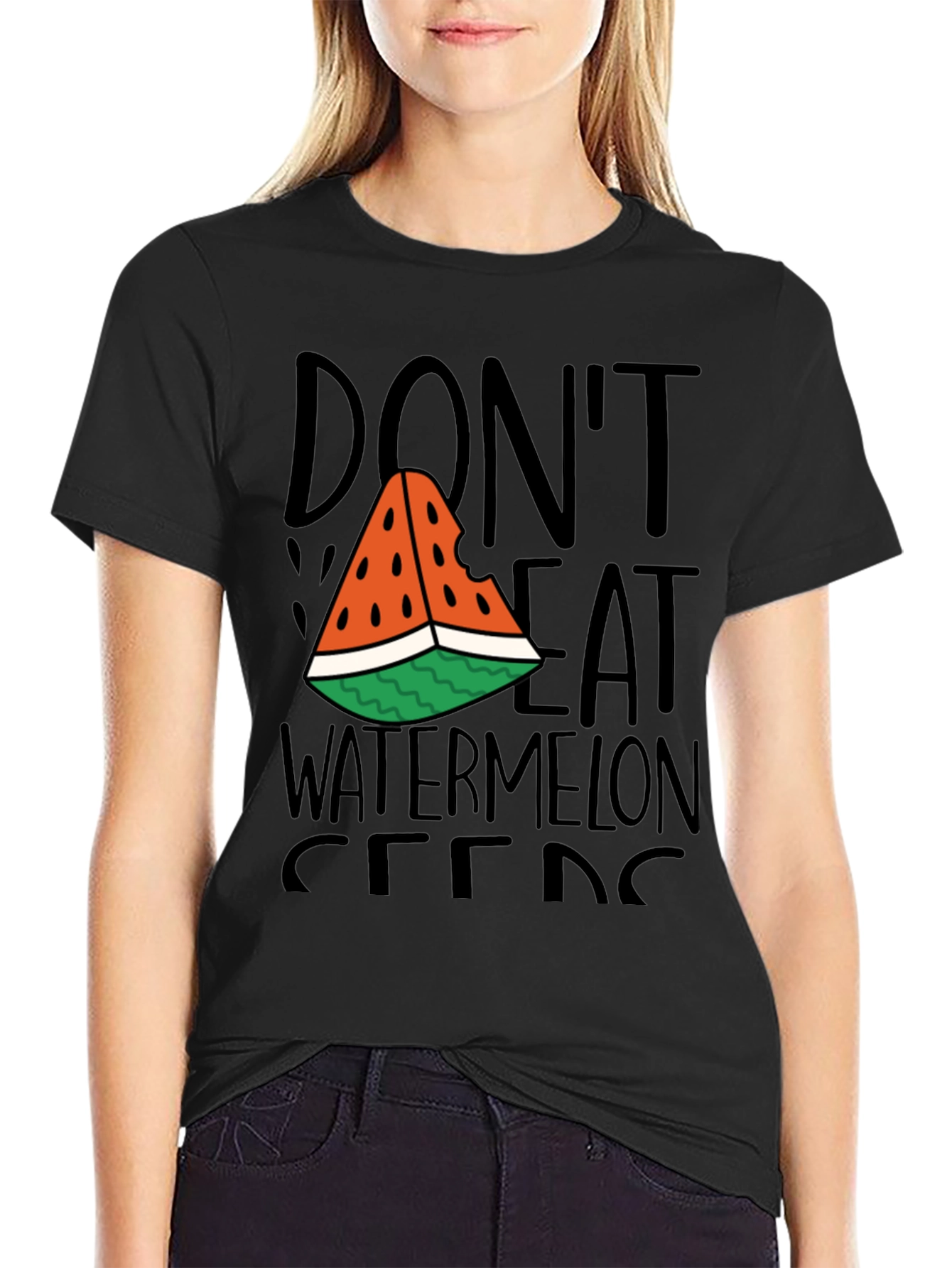 Dont Eat Watermelon Seeds Graphic T-Shirt
