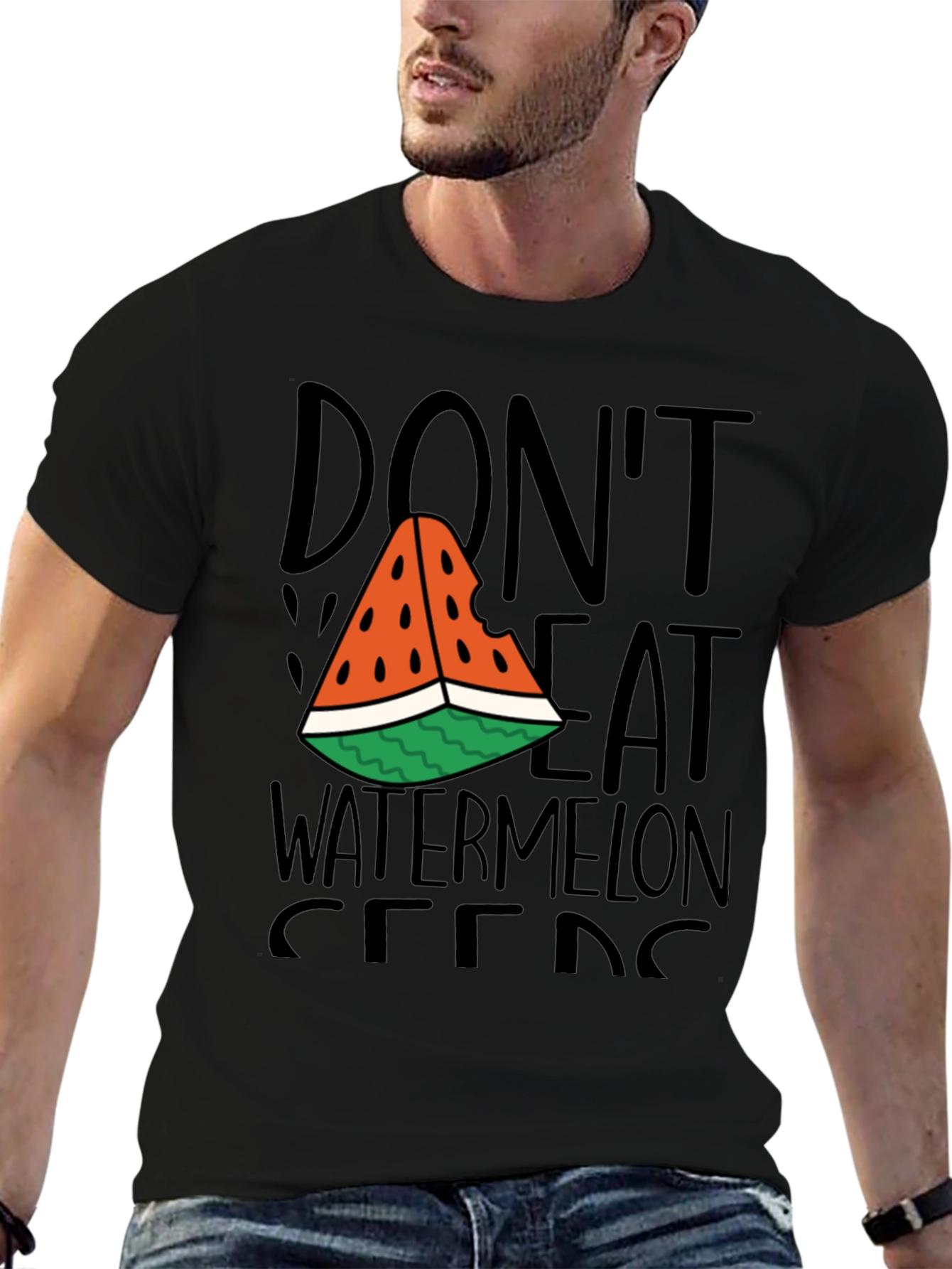 Dont Eat Watermelon Seeds Graphic T-Shirt