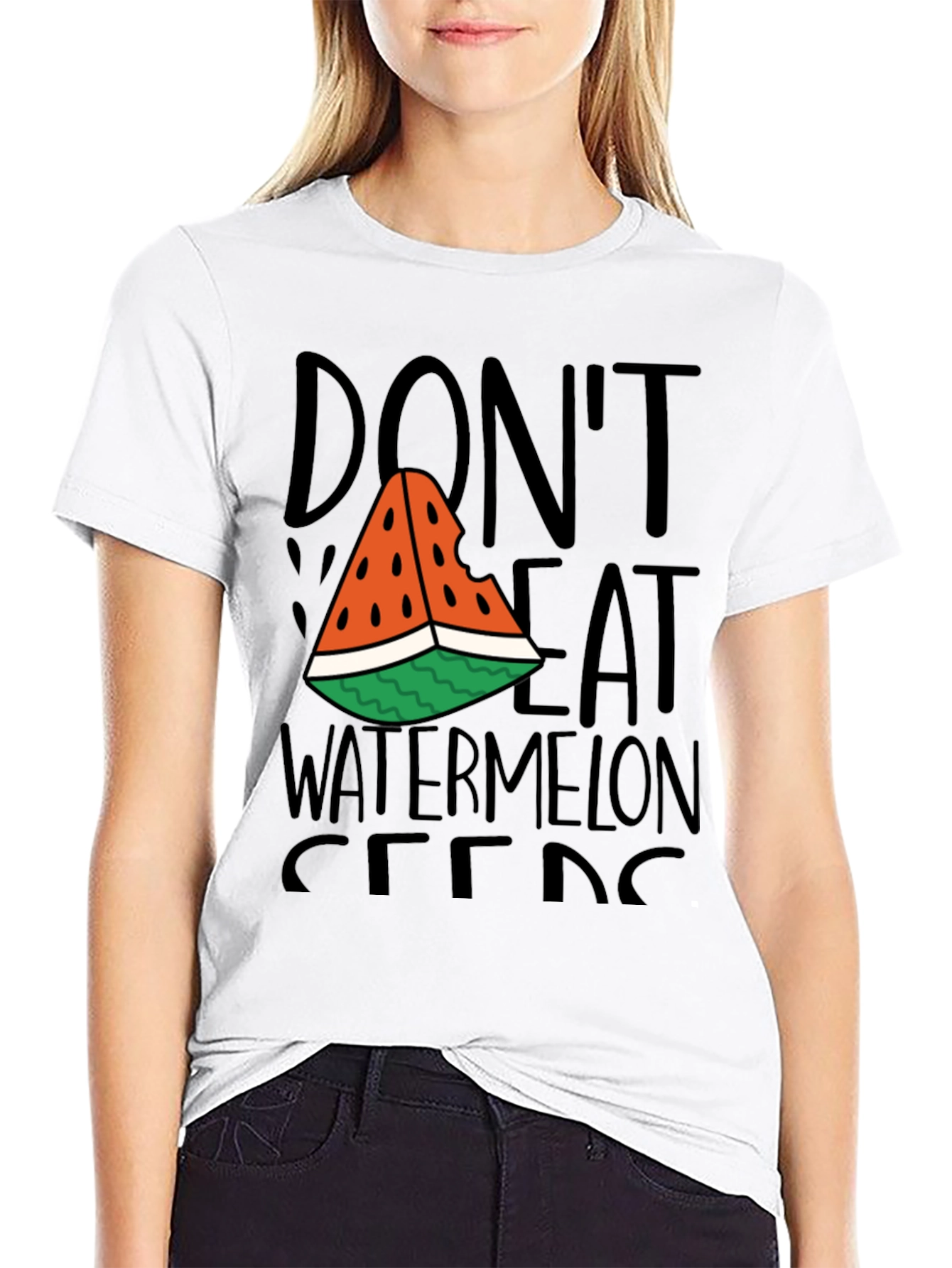 Dont Eat Watermelon Seeds Graphic T-Shirt