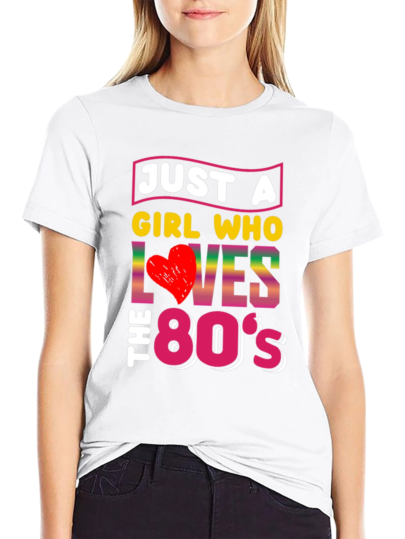 Just a Girl Who Loves the 80s T-Shirt