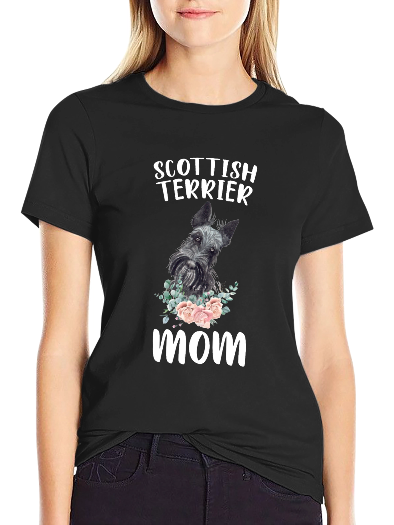 Scottish Terrier Mom T-Shirt