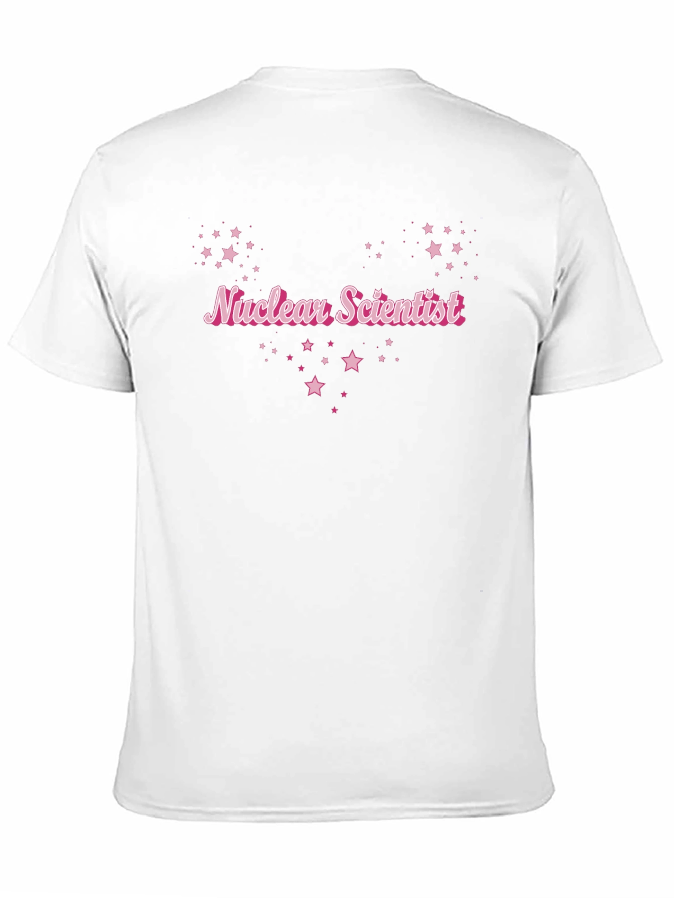 Nuclear Scientist Starry Graphic Black T-Shirt