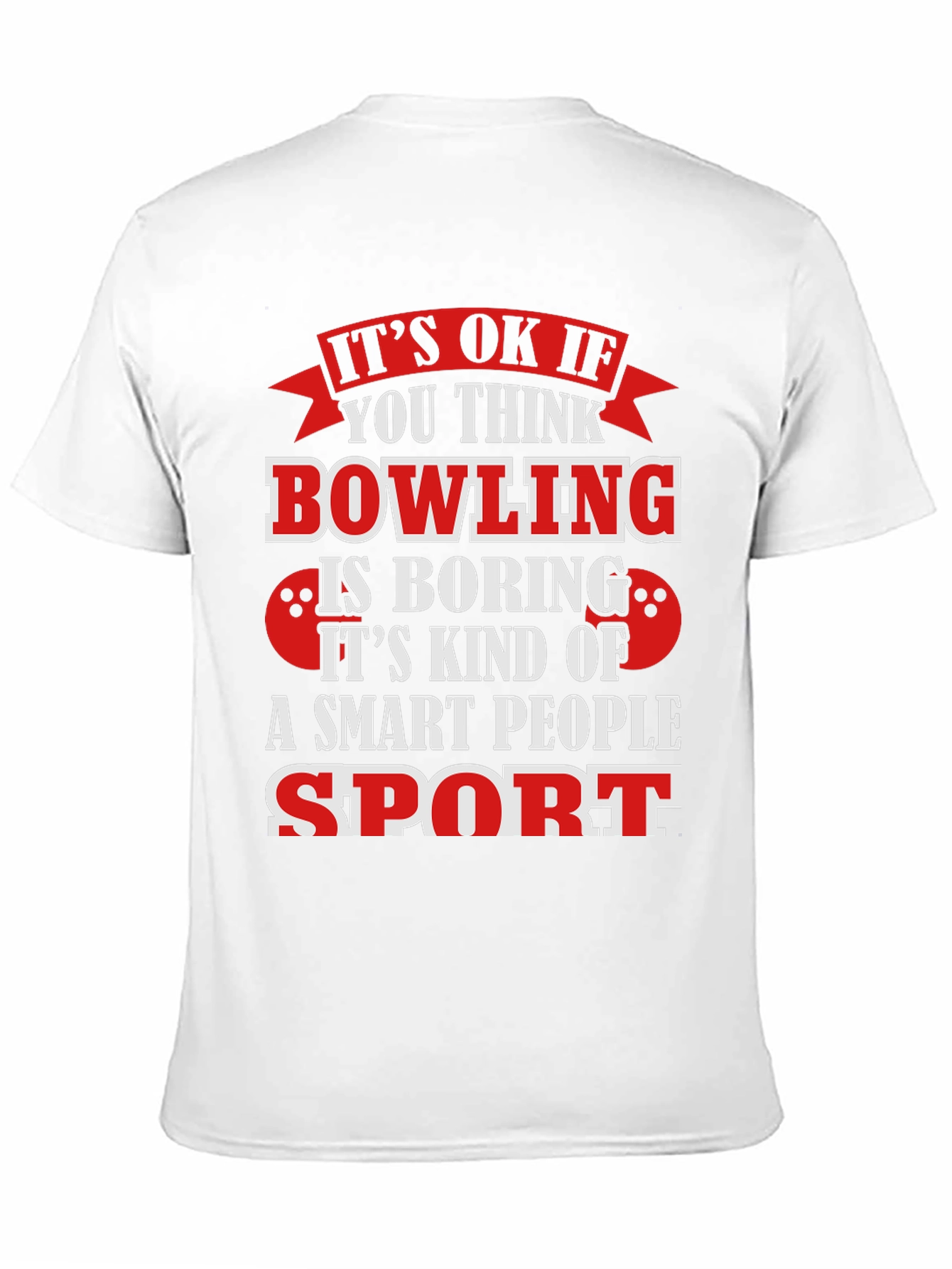 Bowling Smart People Sport Graphic T-Shirt